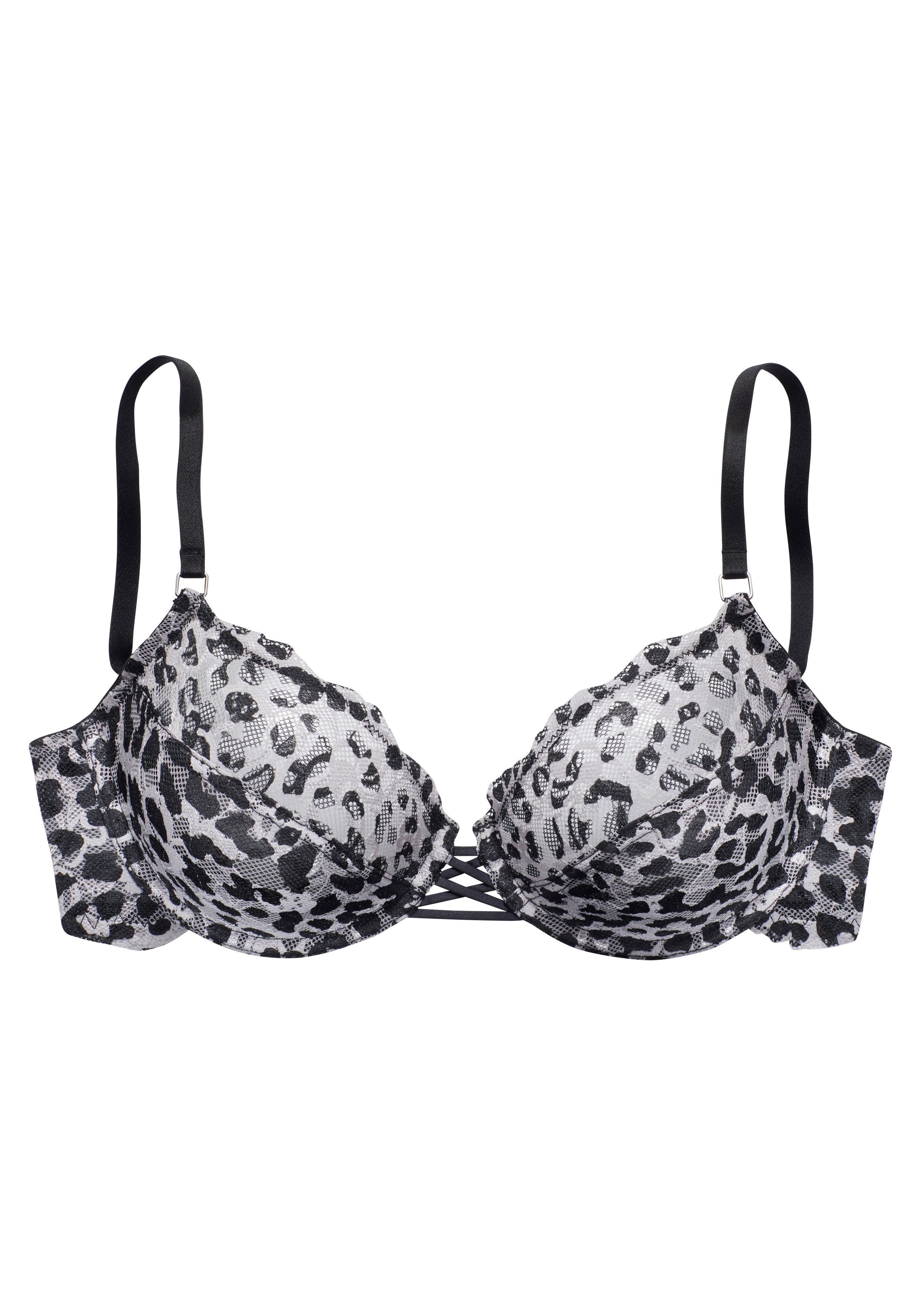 LASCANA Bügel-BH in einem aufregenden Leo-Look, sexy Dessous