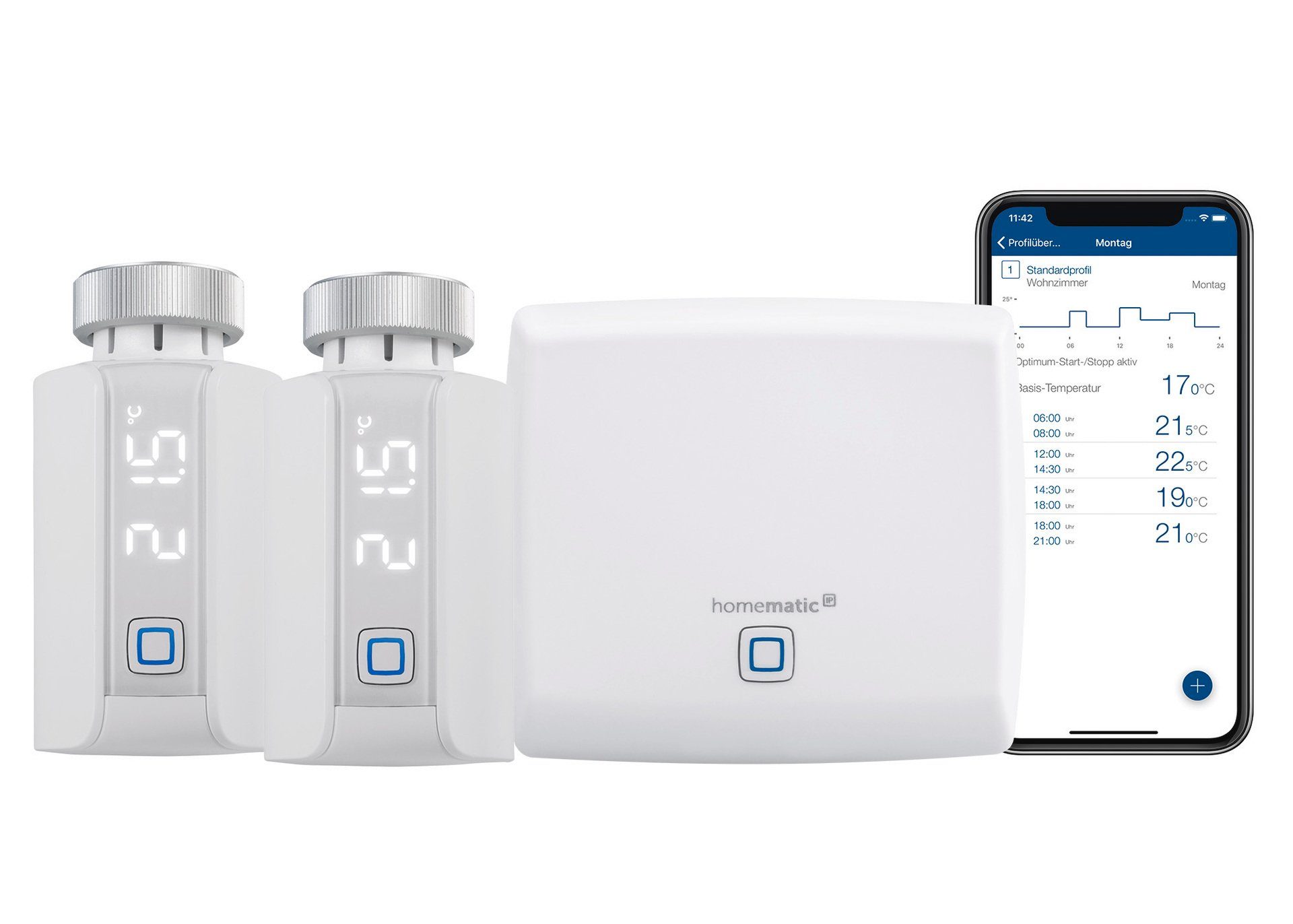 Heizkörperthermostat Bundle Access Point + 2x Heizkörperthermostat Evo