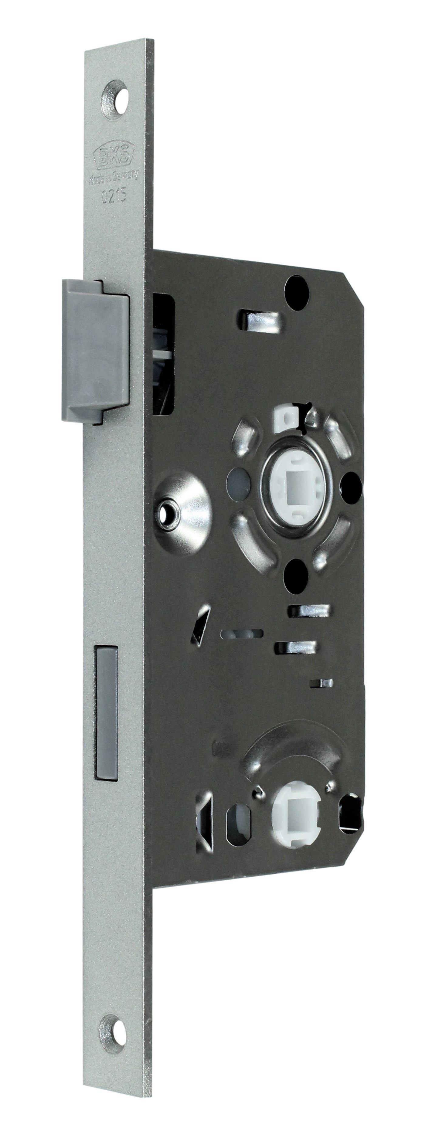 BKS Einsteckschloss Badschloss, DIN Links, 55/78/8, Stulp: eckig, 20 x 235mm, Dornmaß 55 mm, Badschloss