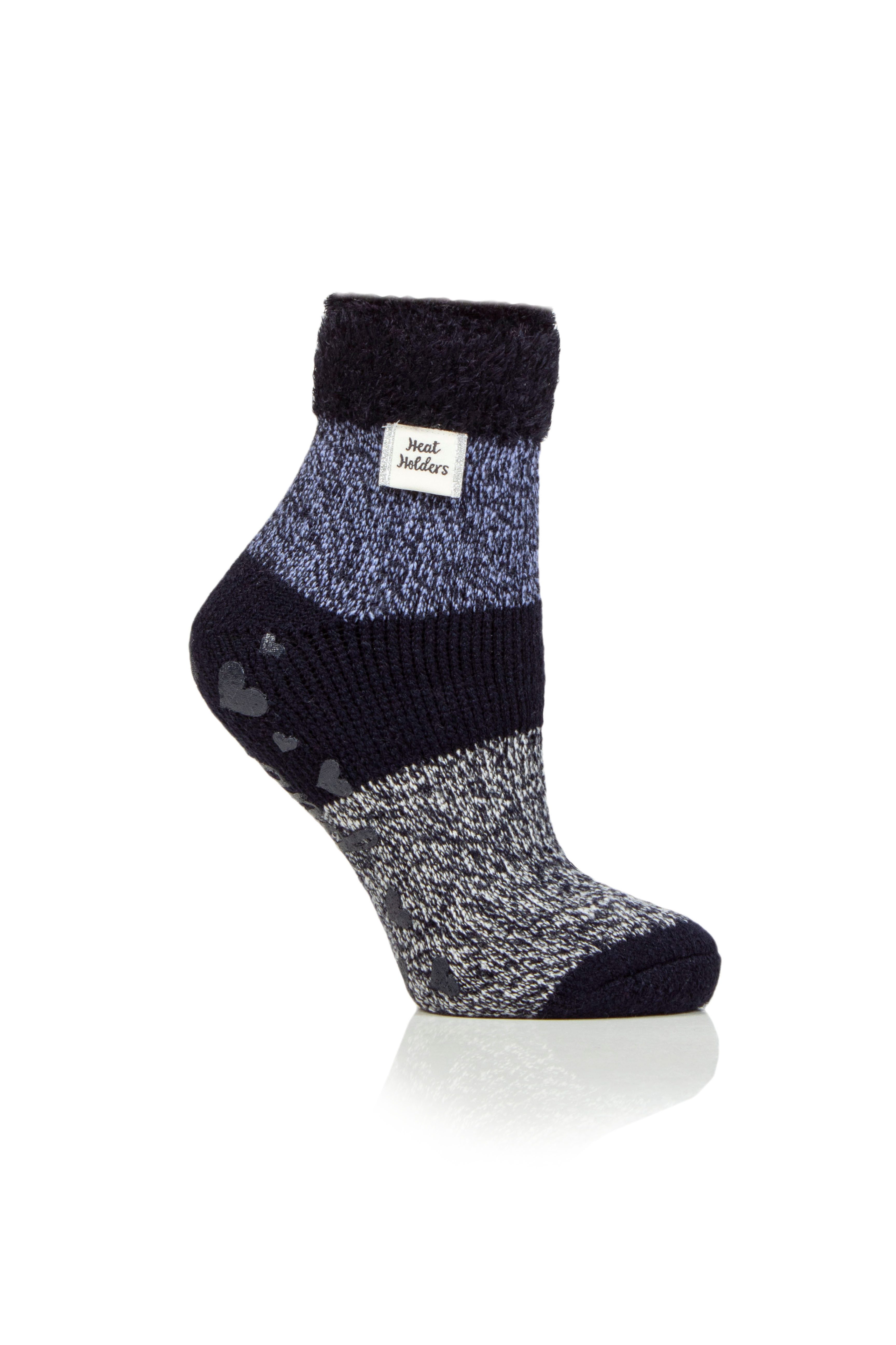 Haussocken Damen Lounge Wohlfühl Socken, Turnover-Federoberteil, sehr warm