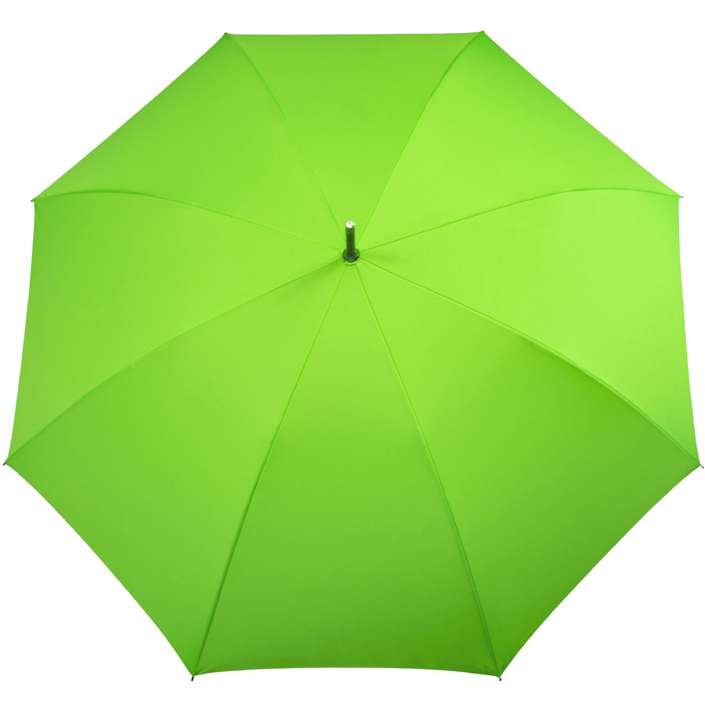 iX-brella Stockregenschirm Fiberglas, XL 110 cm groß, stabil, mit Automatik, mit überschlagfähigem Dach - windproof - grün – Bild 5 von 5