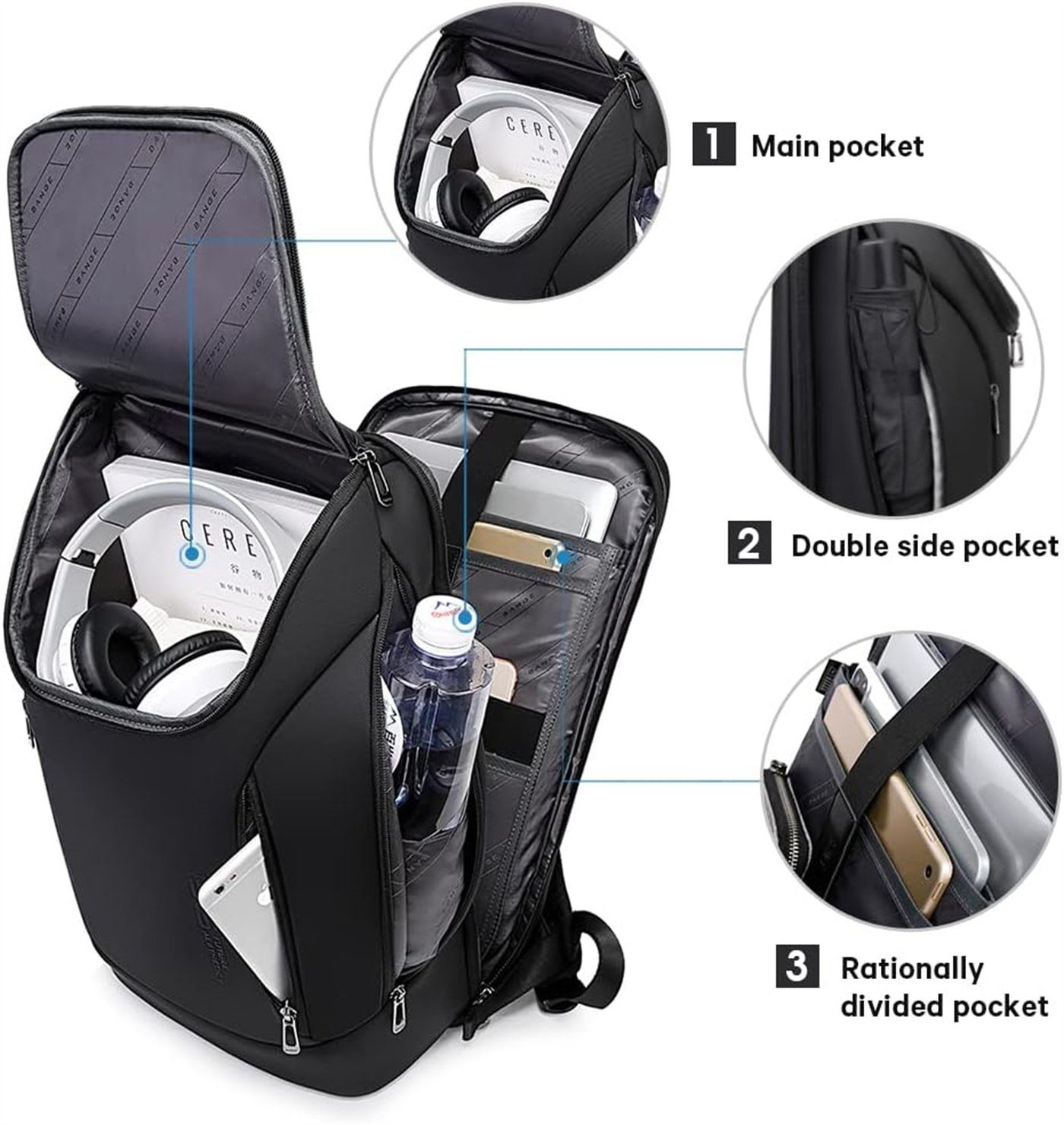 XDeer Businesstasche Business-Smart-Rucksack,Reiserucksack,Laptop-Rucksack, günstig online kaufen