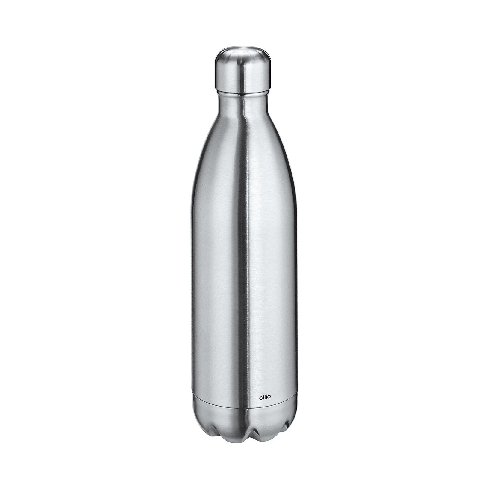 Cilio Isolierflasche Isolierflasche ELEGANTE 1 Liter Silber