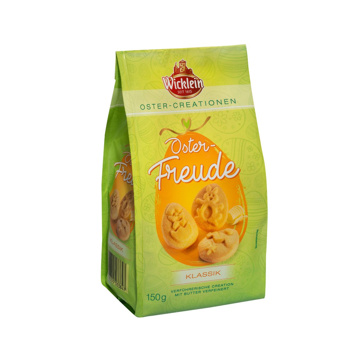 Wicklein Schokolade, Wicklein Oster Creationen Oster Freude Klassik mit Butter 150g