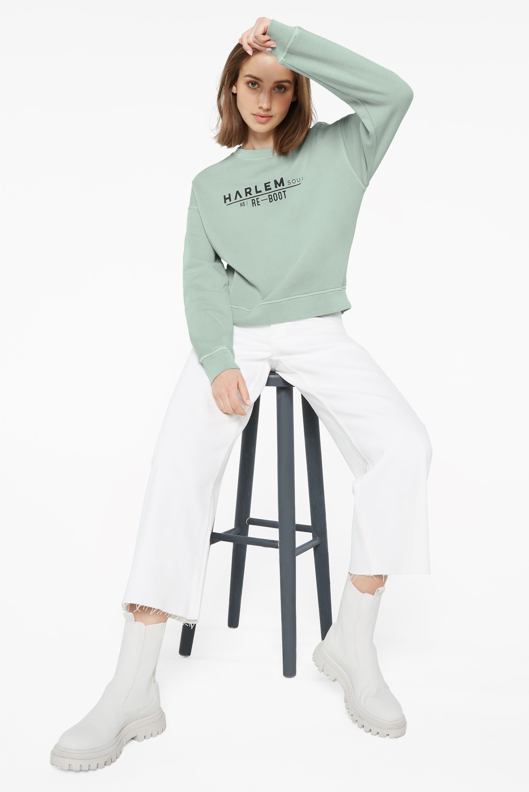 mit Sweater Soul Harlem Rippbündchen