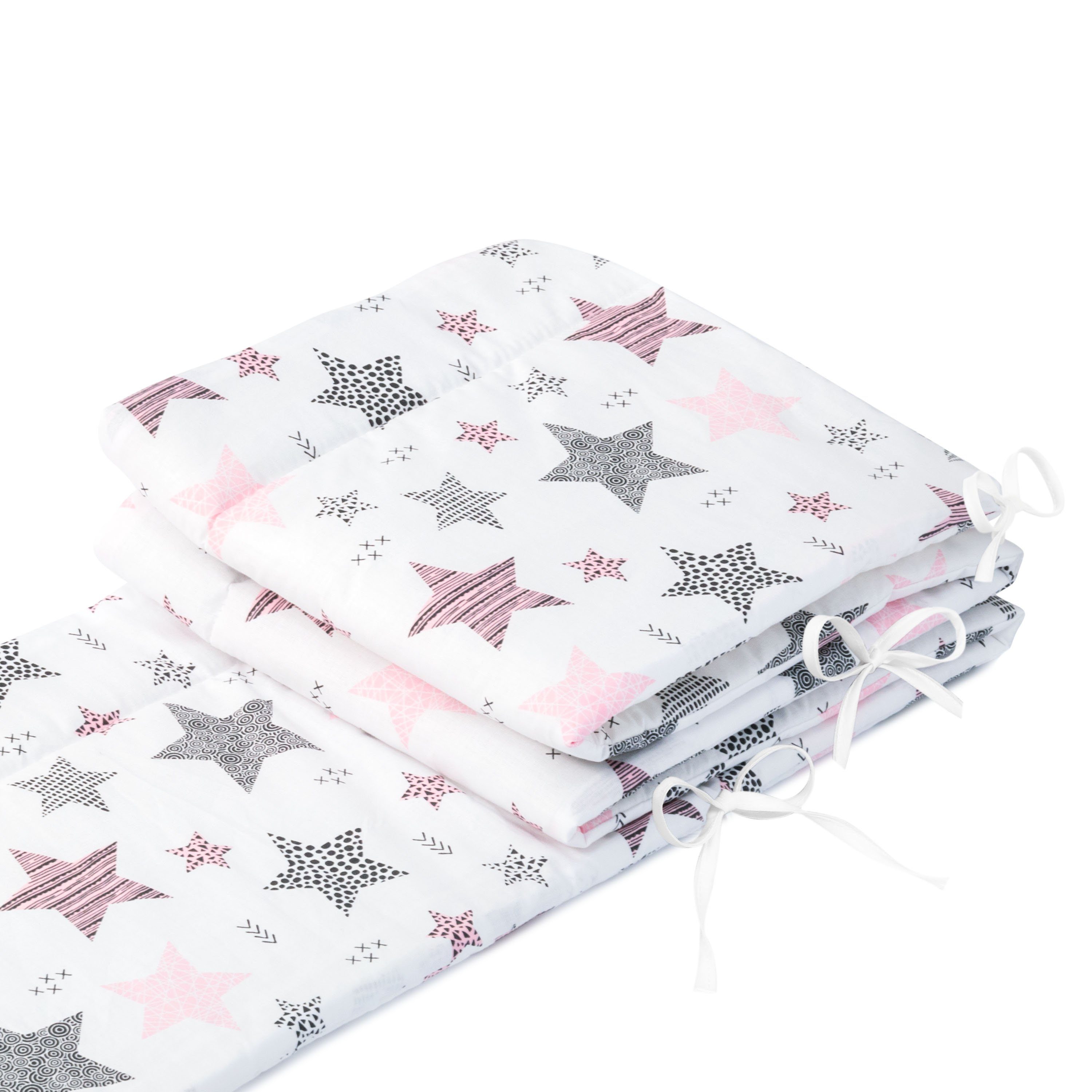 Amilian Bettnestchen Bettumrandung 210x30 cm für Kinderbett 140x70 geeignet günstig online kaufen