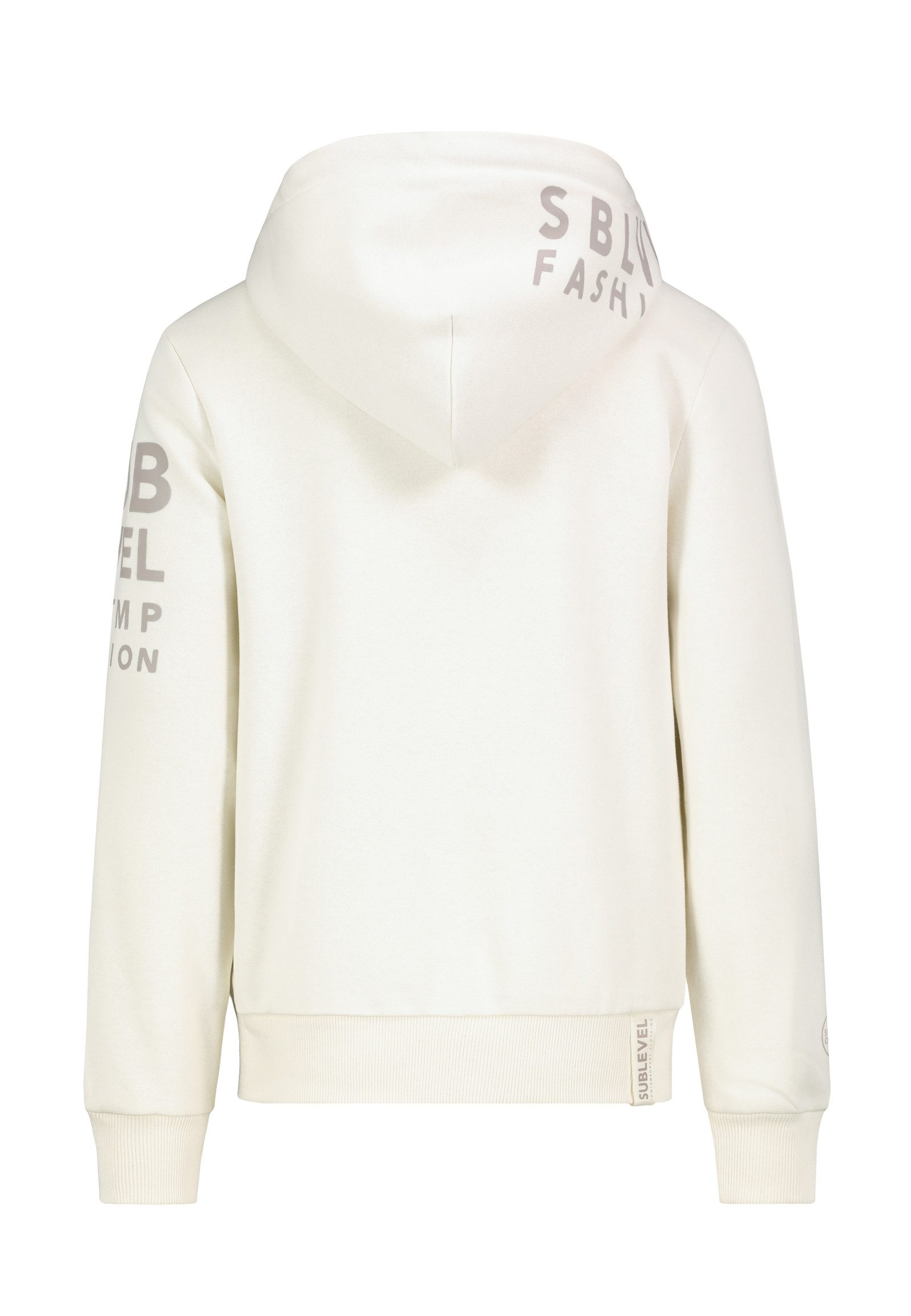 SUBLEVEL Kapuzensweatjacke Damen Jacke mit Prints und Kapuze Hoodie, Kapuze günstig online kaufen