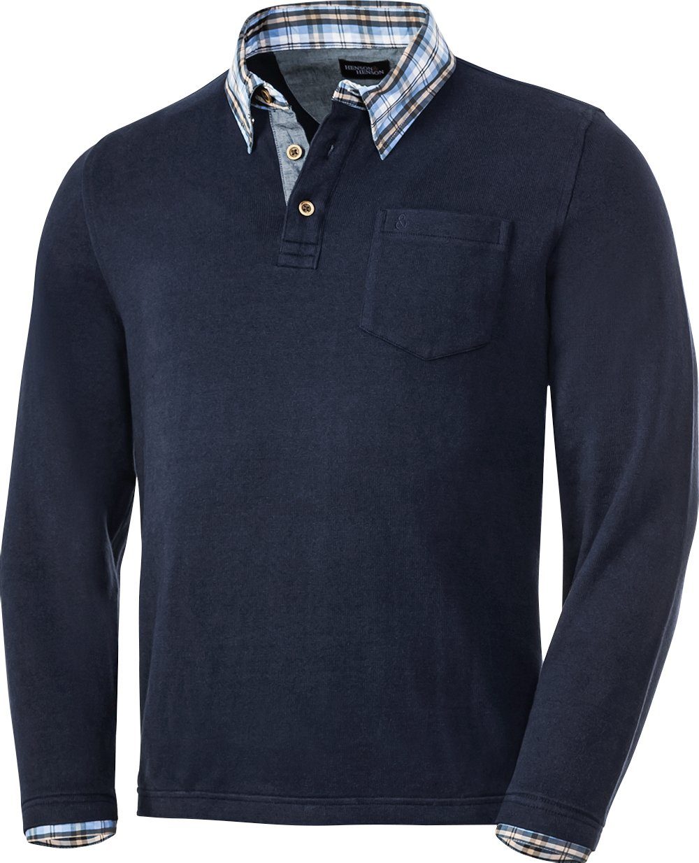 HENSON&HENSON V-Ausschnitt-Pullover optimaler Ganzjahrespullover aus reiner günstig online kaufen