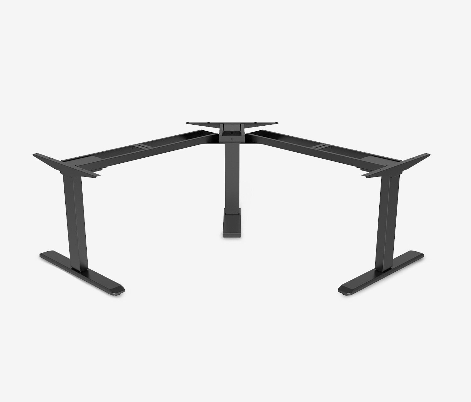 Ergolutions Schreibtisch PRIMUS elektrisch höhenverstellbarer Eckschreibtisch, 180 kg Traglast / Leise / Timer / Memory / Kollisionssensor