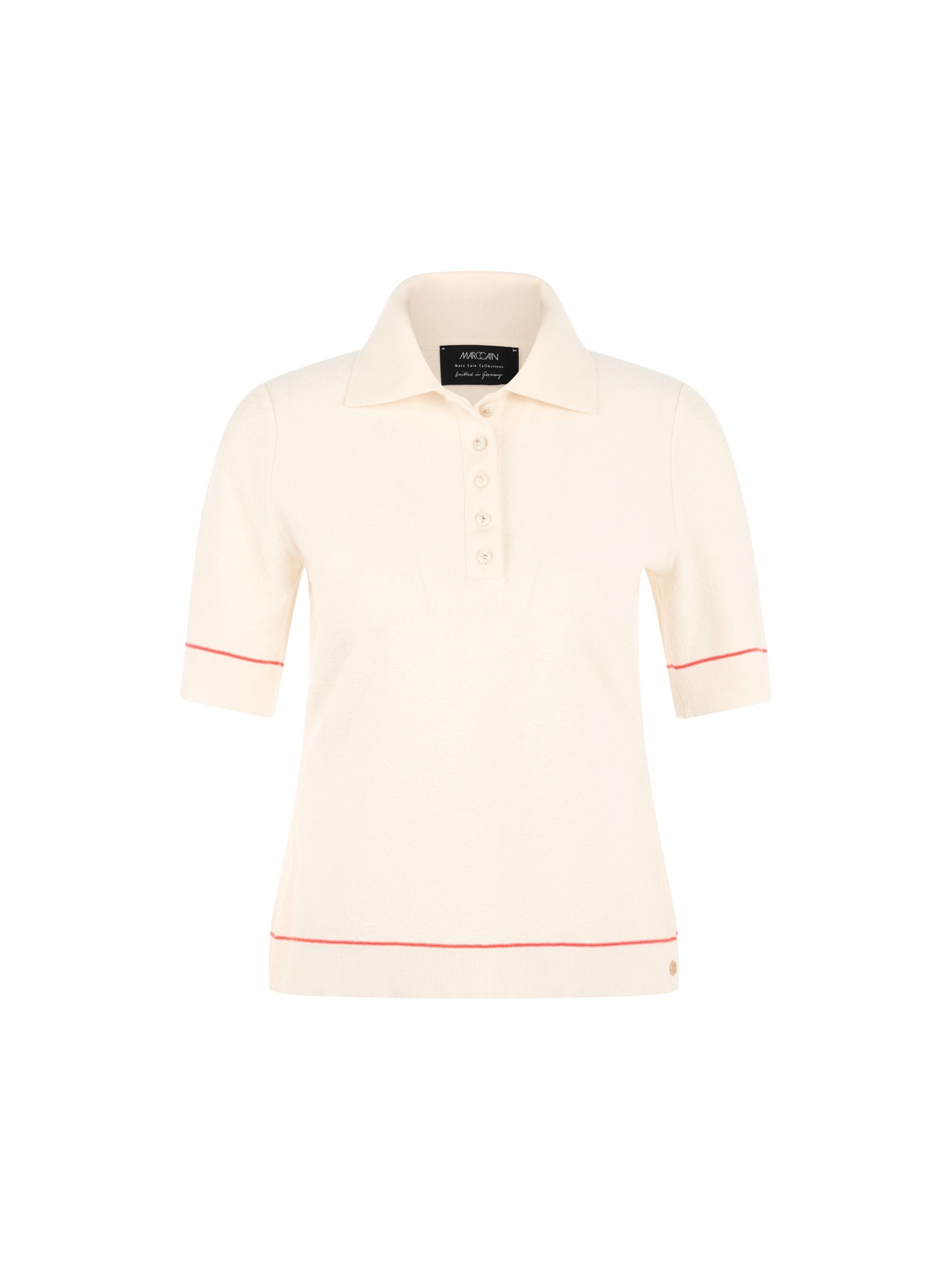 Marc Cain Poloshirt Poloshirt gestrickt - Regular Fit