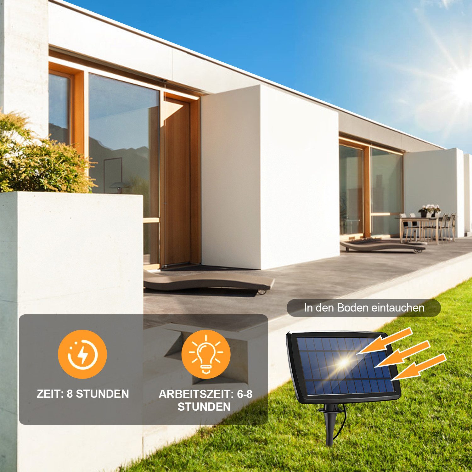 ZEUOPQ LED Solarleuchte LED Solarleuchte Solar günstig online kaufen