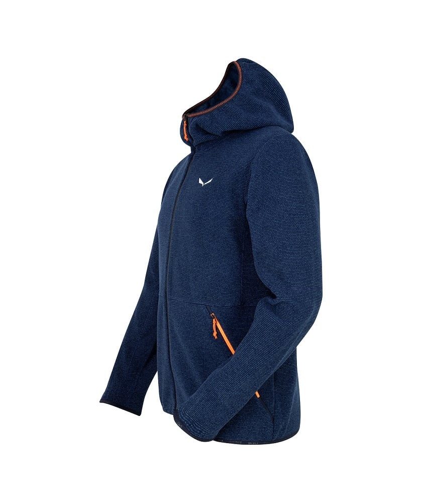 Salewa Fleecejacke Nuvolo mit Kapuze (warm, atmungsaktiv) dunkelblau Herren