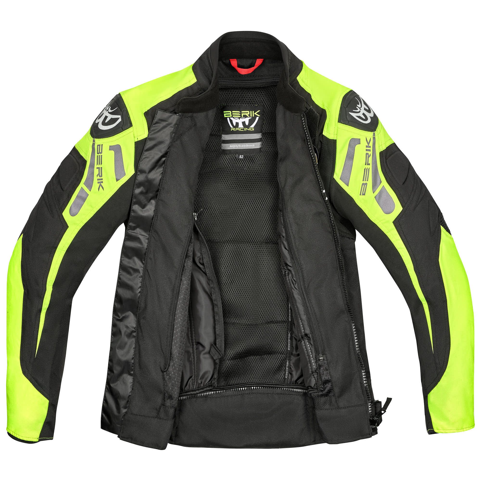 Berik Motorradjacke Amras wasserdichte Motorrad Textiljacke Verbindungsreißverschluss,Ellenbogenprotektoren enthalten,herausn