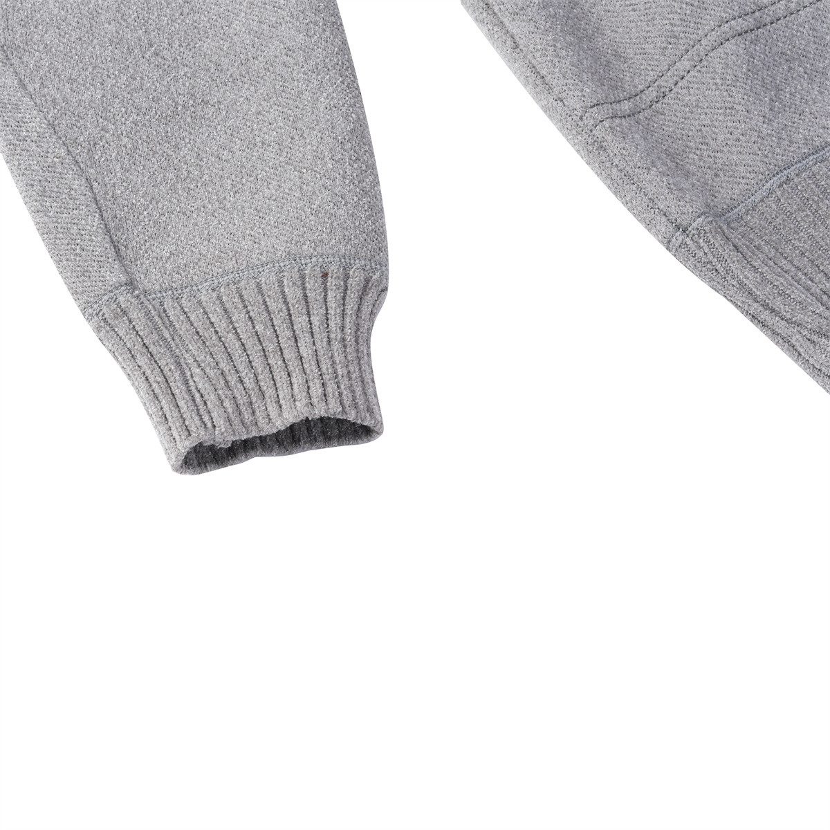 Allthemen Strickjacke Herren Strickjacke mit Stehkragen Cardigan Männer Pulli für Winter – Bild 5 von 5