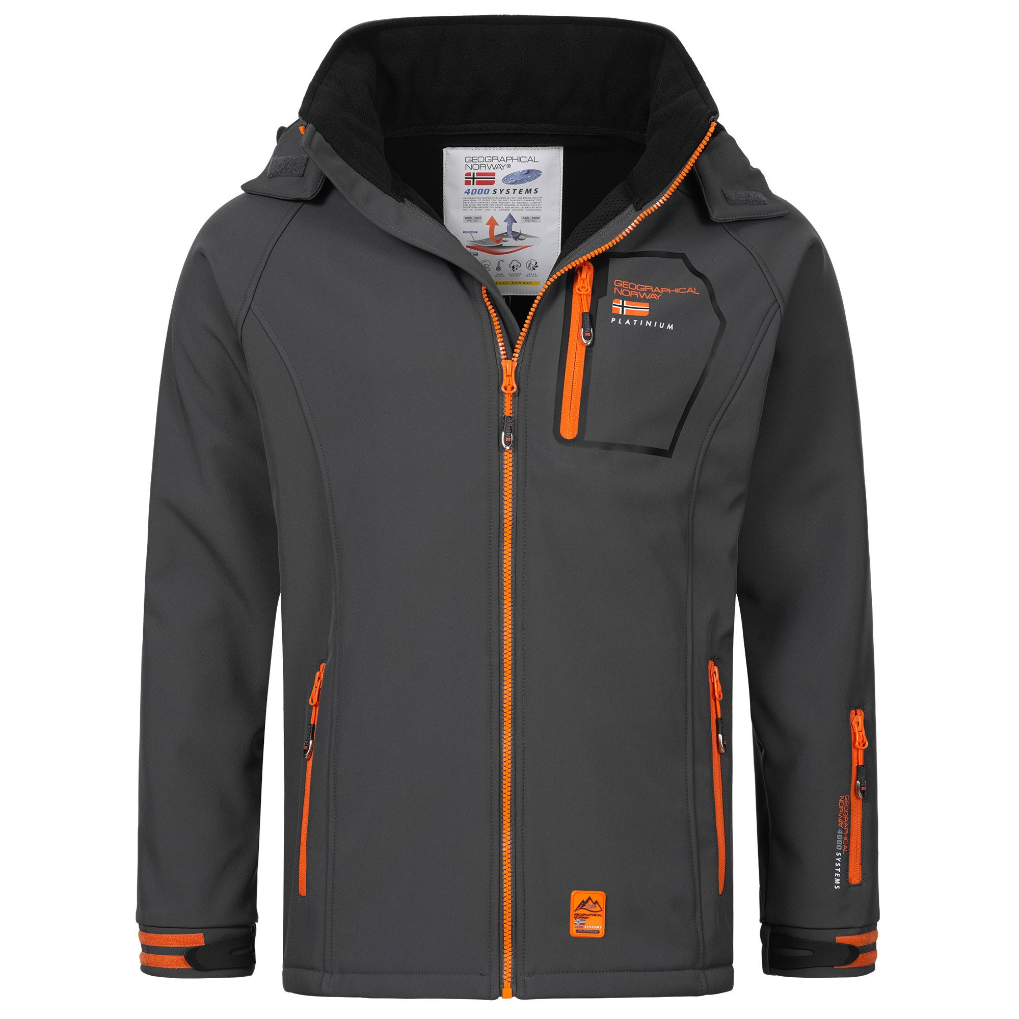 Softshelljacke Herren Jacke Herbst Winter Regen Übergangs Windbreaker RIZ