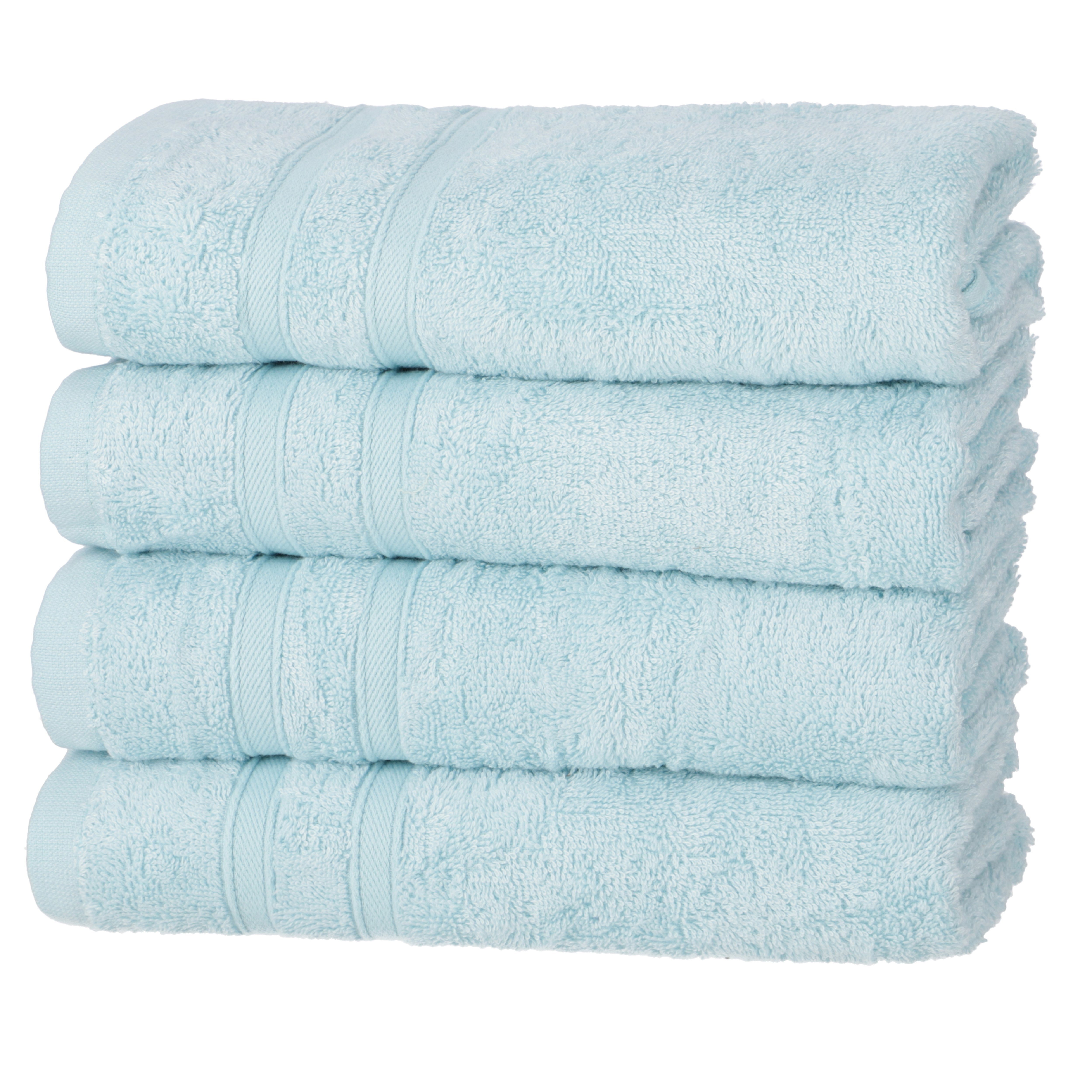 Hometex Premium Textiles Handtuch in nachhaltiger Premium Qualität 450 g/m², 4er Handtücher, Kuschelig weich und sehr saugfähig, Extra flauschige Hotel-Qualität