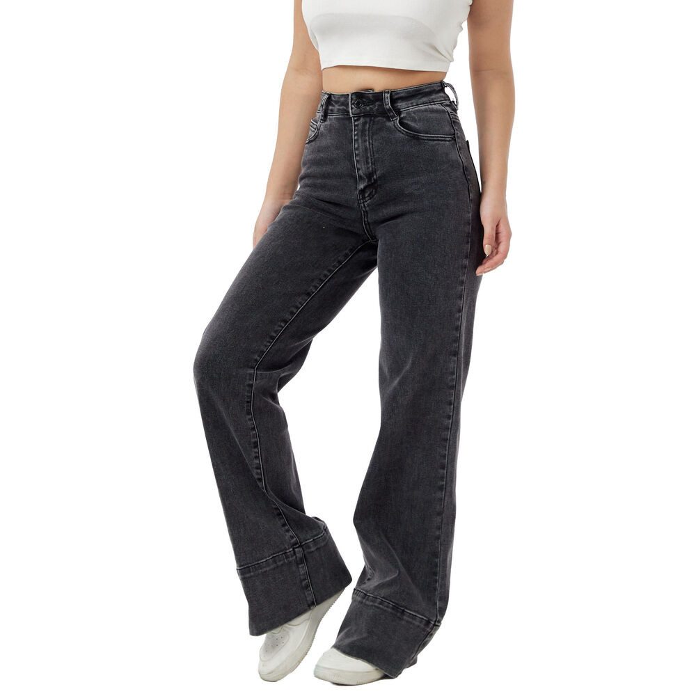 Ital-Design Weite Jeans Trendige High-Waist Jeans für Damen – Komfort & Sti günstig online kaufen