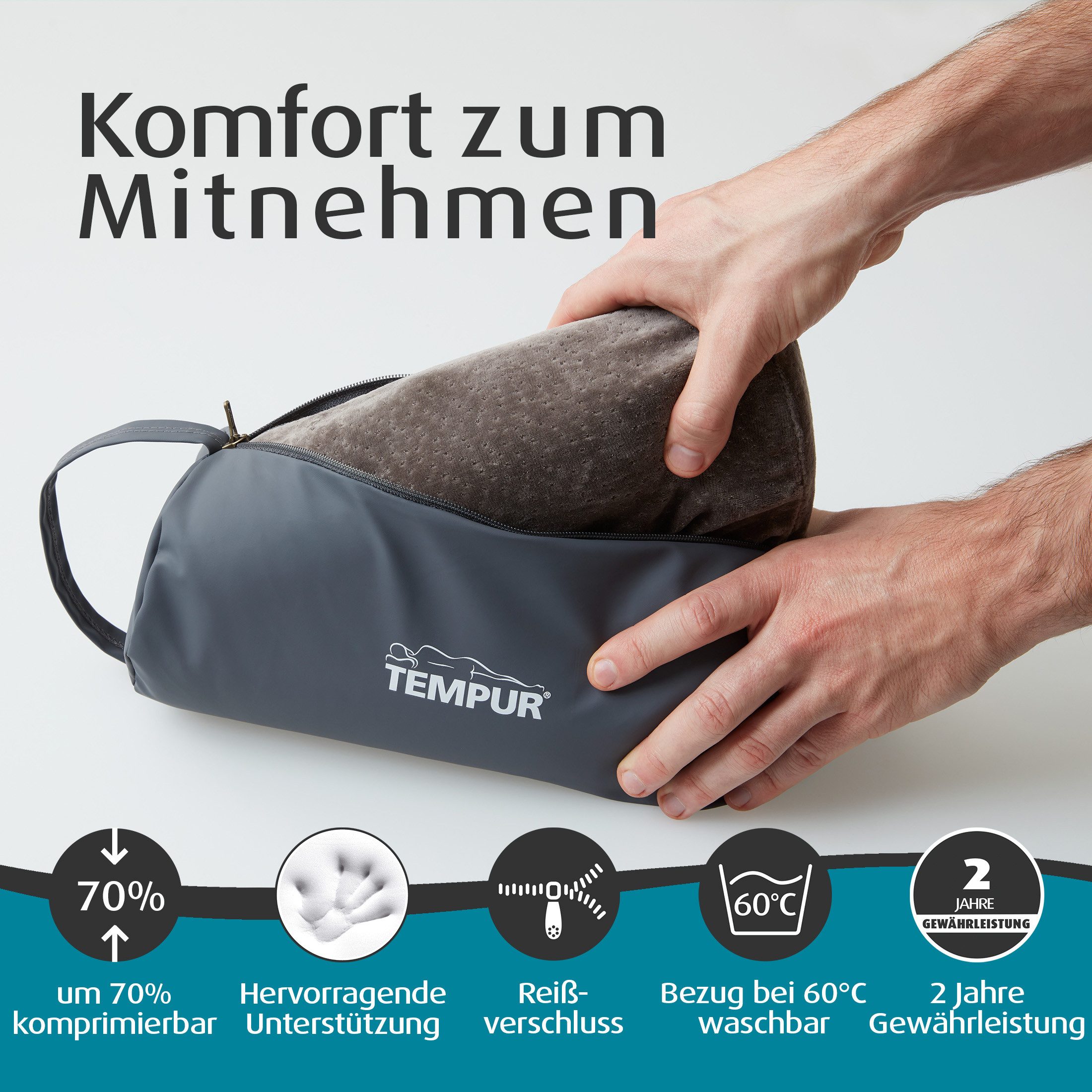 Tempur Reisekissen TEMPUR® ergonomisches Reisekissen