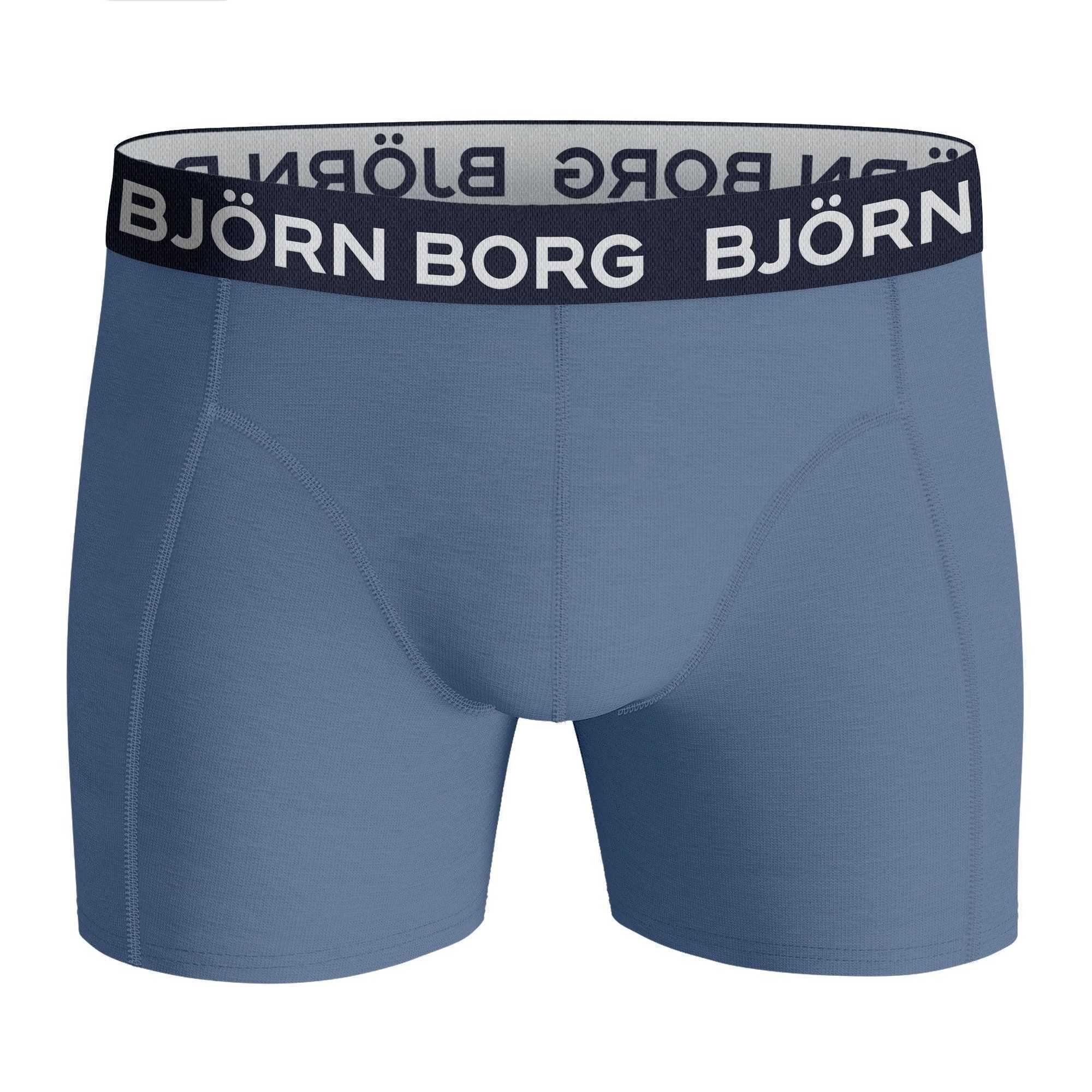 Herren Boxershorts, Blau Björn Borg Boxer - 5er Pack Unterwäsche
