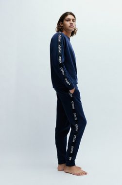 HUGO Sweathose Sporty Logo Pant mit durchgehenden HUGO Schriftzug