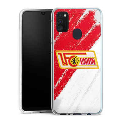 DeinDesign Handyhülle Offizielles Lizenzprodukt 1. FC Union Berlin Logo, Samsung Galaxy M30s Silikon Hülle Bumper Case Handy Schutzhülle