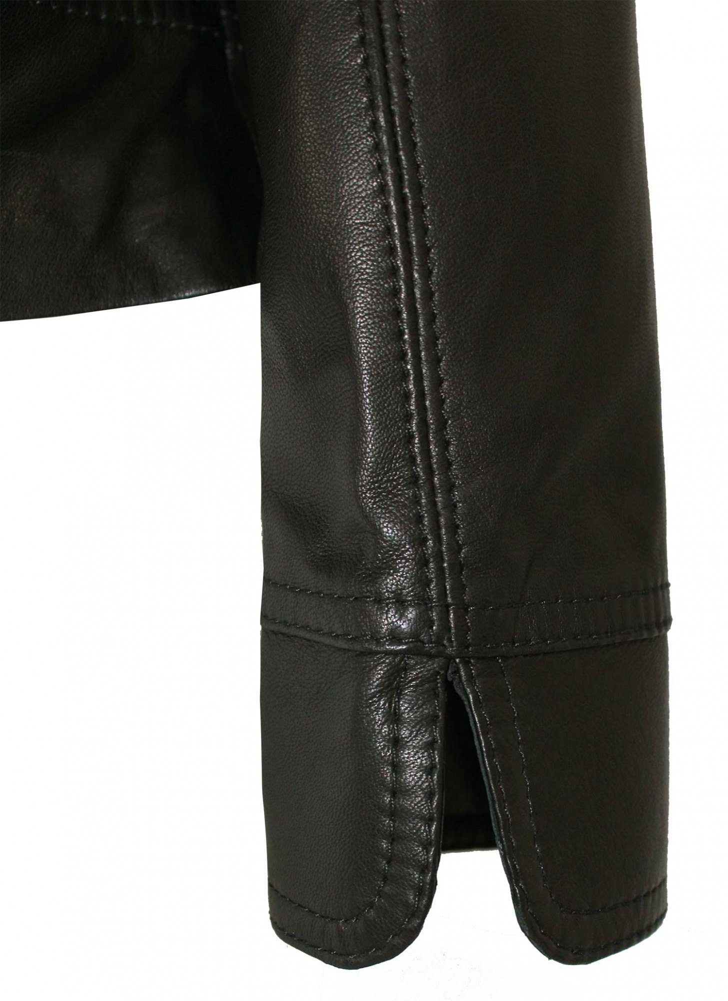 Maddox Lederjacke Clari MADDOX - Damen Lederjacke Lammnappa schwarz