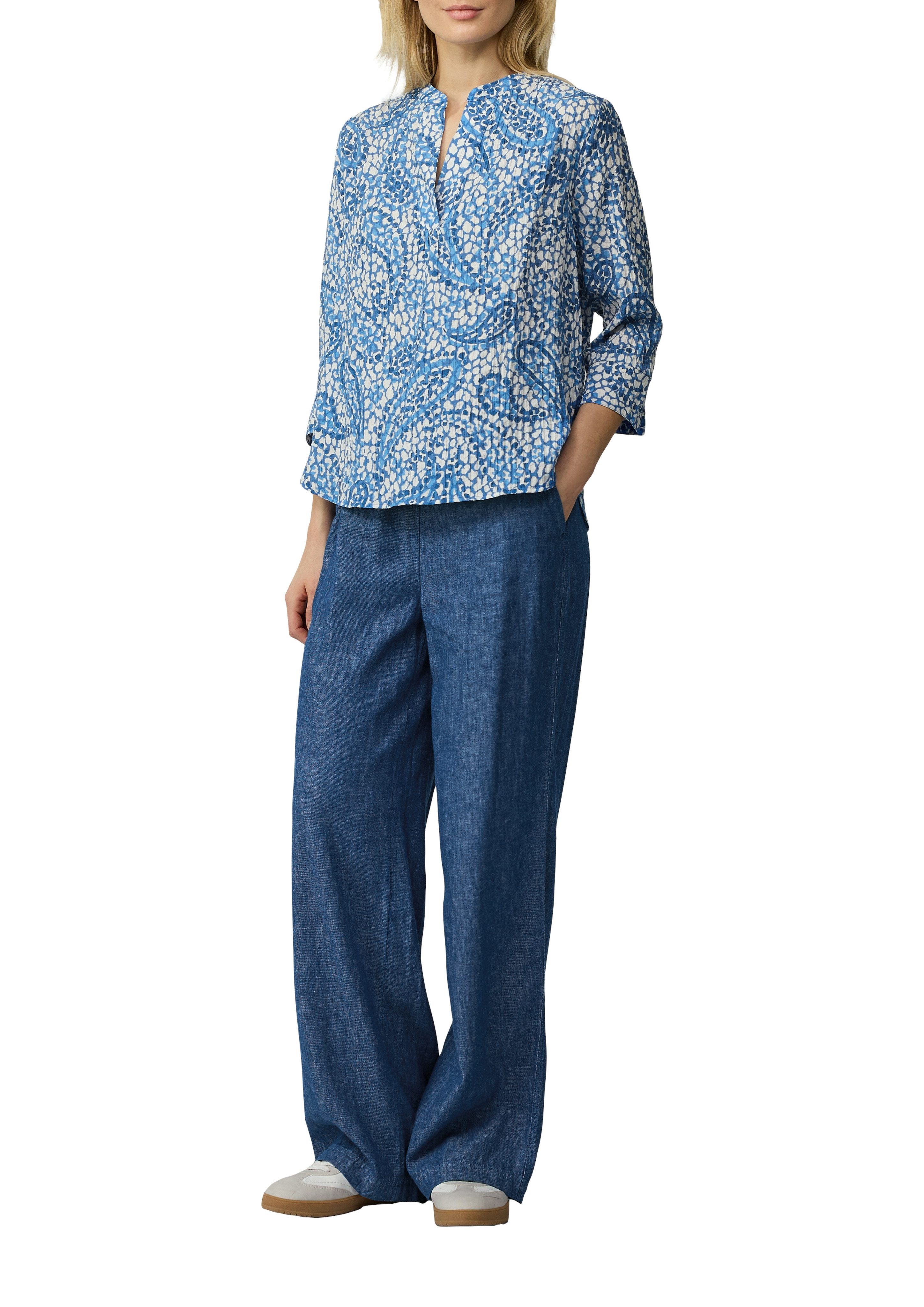 s.Oliver Shirtbluse mit 3/4-Ärmeln und im Tunika-Look günstig online kaufen