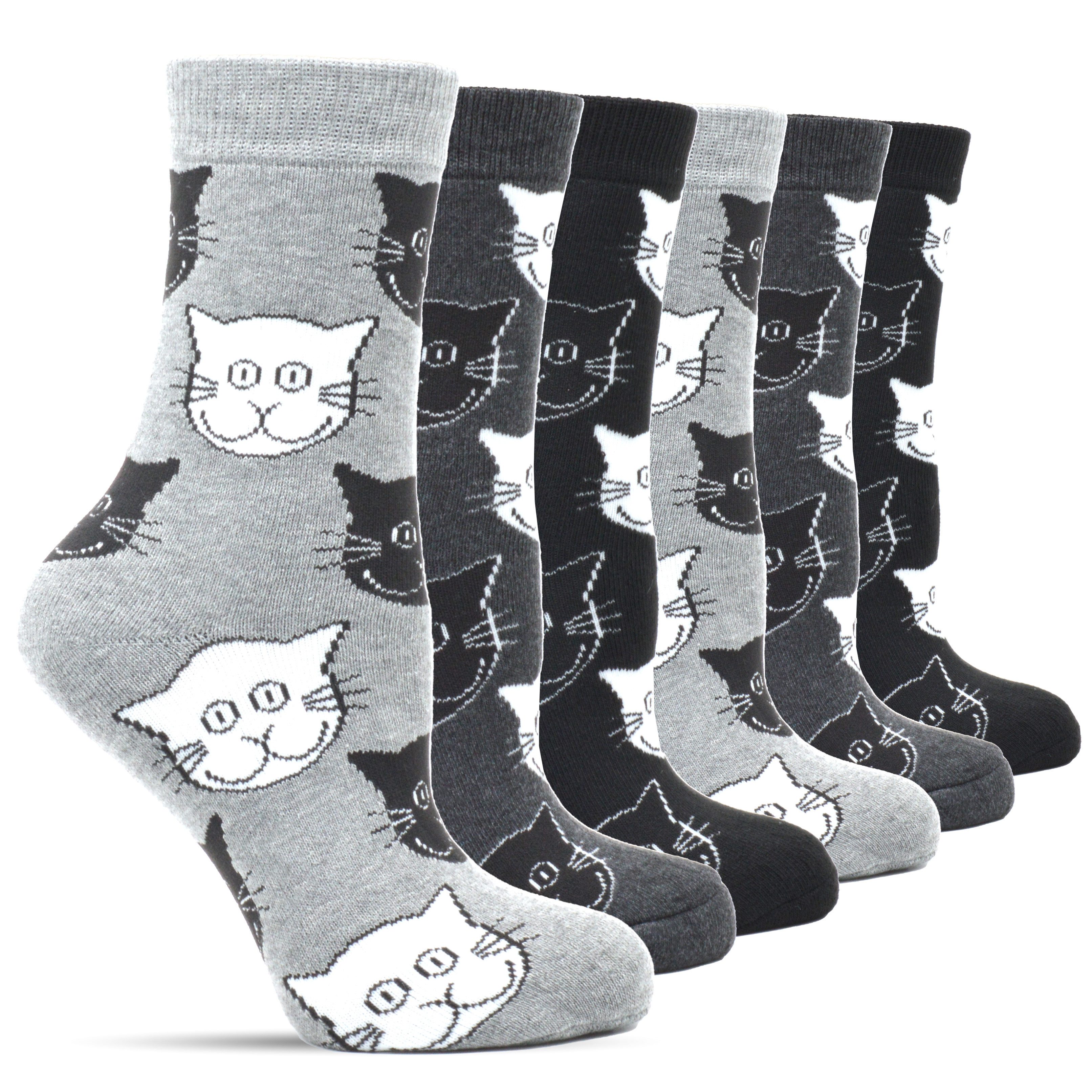 Frostfighter Thermosocken warme Wintersocken für Damen (6 Paar) Vollfrottee Innenfutter, dicke, weiche gefütterte Socken