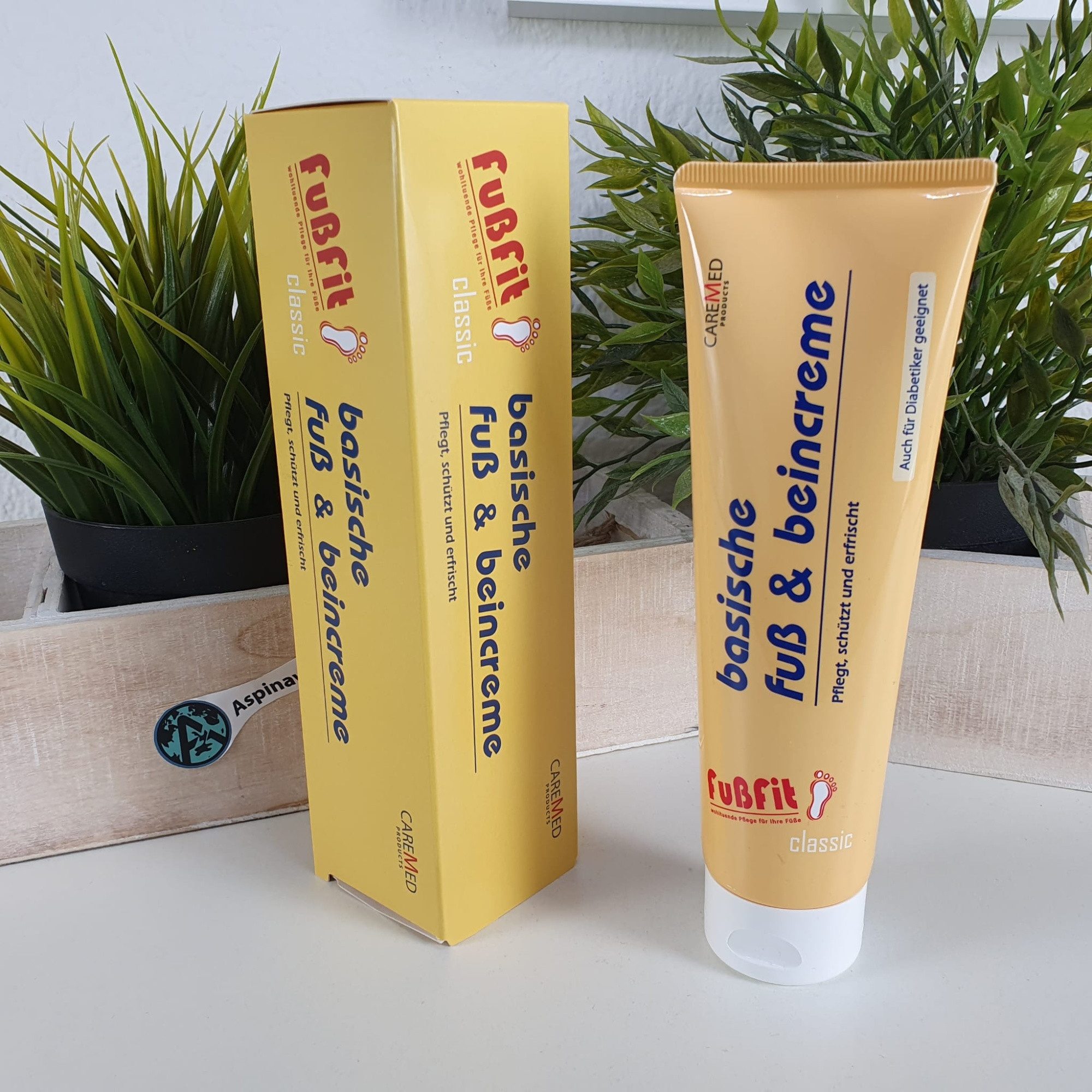 CareMed Products GmbH Fußcreme FußFit - basische Fusscreme 150 ml pH-Wert 8,0