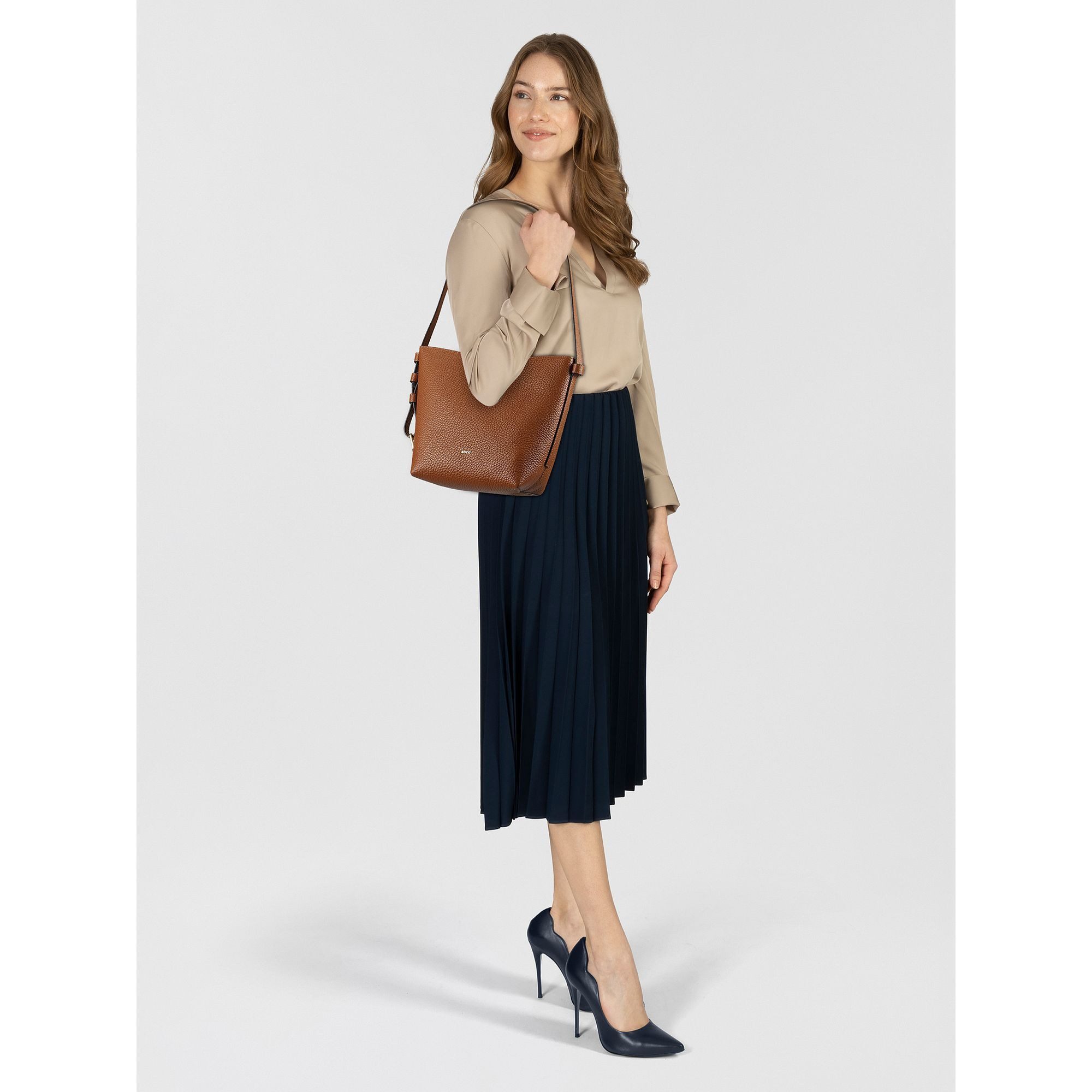 Abro Schultertasche Cosmo, Leder
