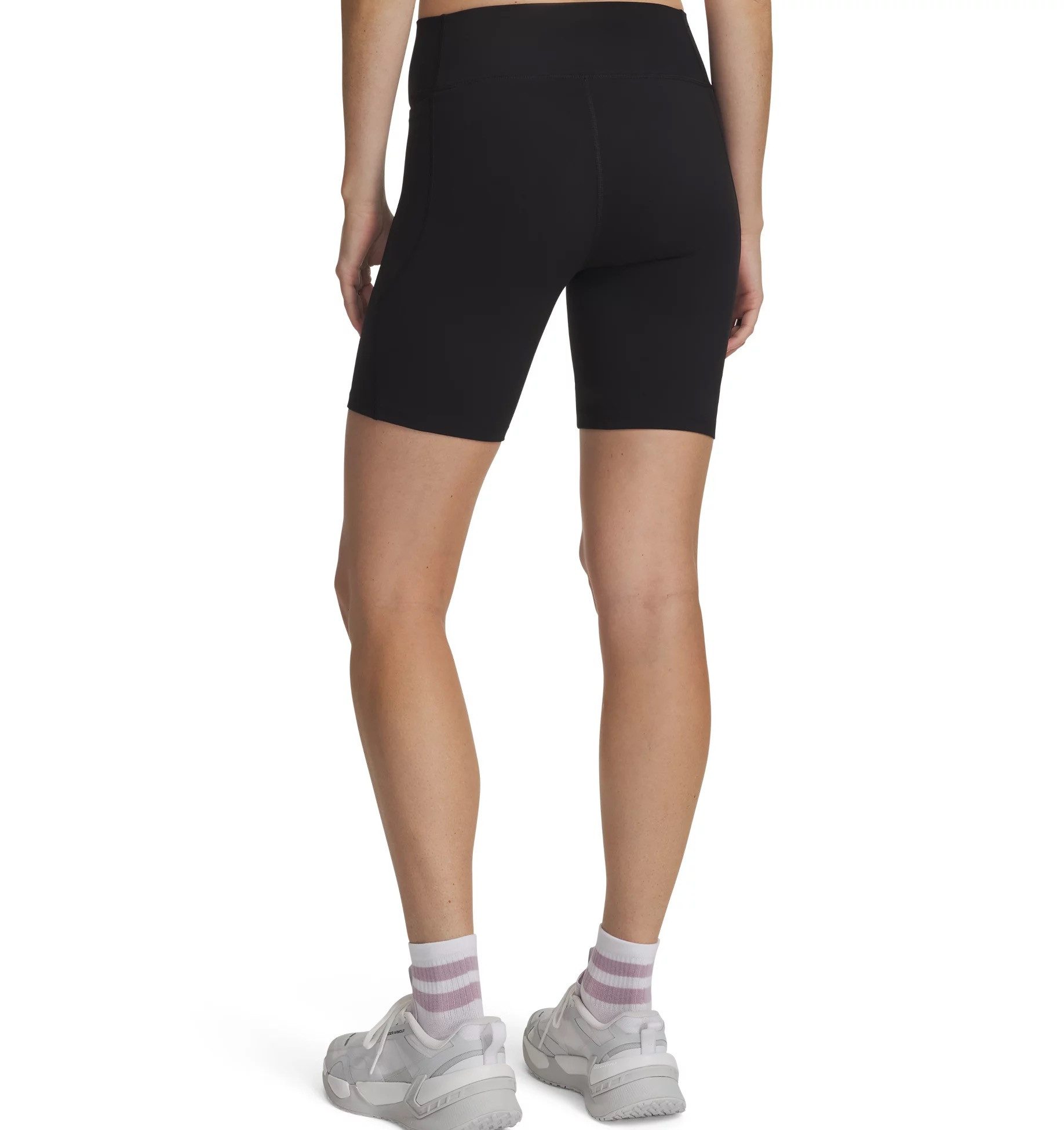 Under Armour® Trainingsshorts MOTION BIKE SHORT sportlicher Stil, für Fitness und Sportmode, kurz geschnittene Form