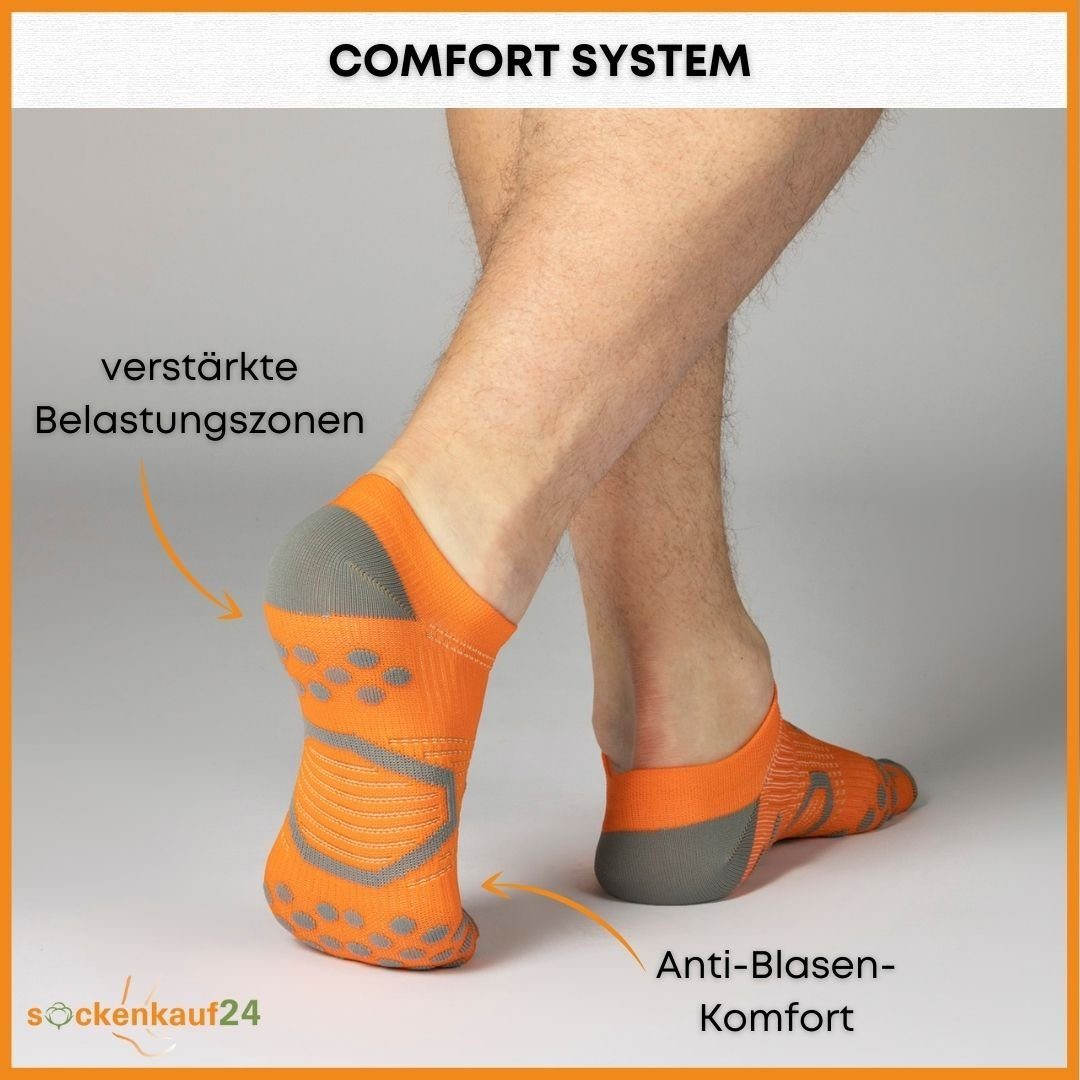 sockenkauf24 Laufsocken low Cut Sportsocken für Herren & Damen Laufsocken kurz (3-Paar) Atmungsaktive Running Socks 50203P WP