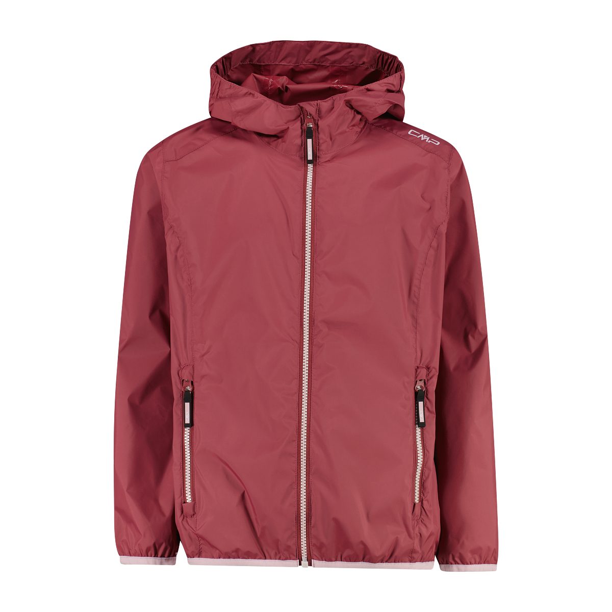 CMP Regenjacke KID G JACKET RAIN FIX HOOD für Kinder, mit Kapuze, wind- und wasserdicht, Wassersäule 5000