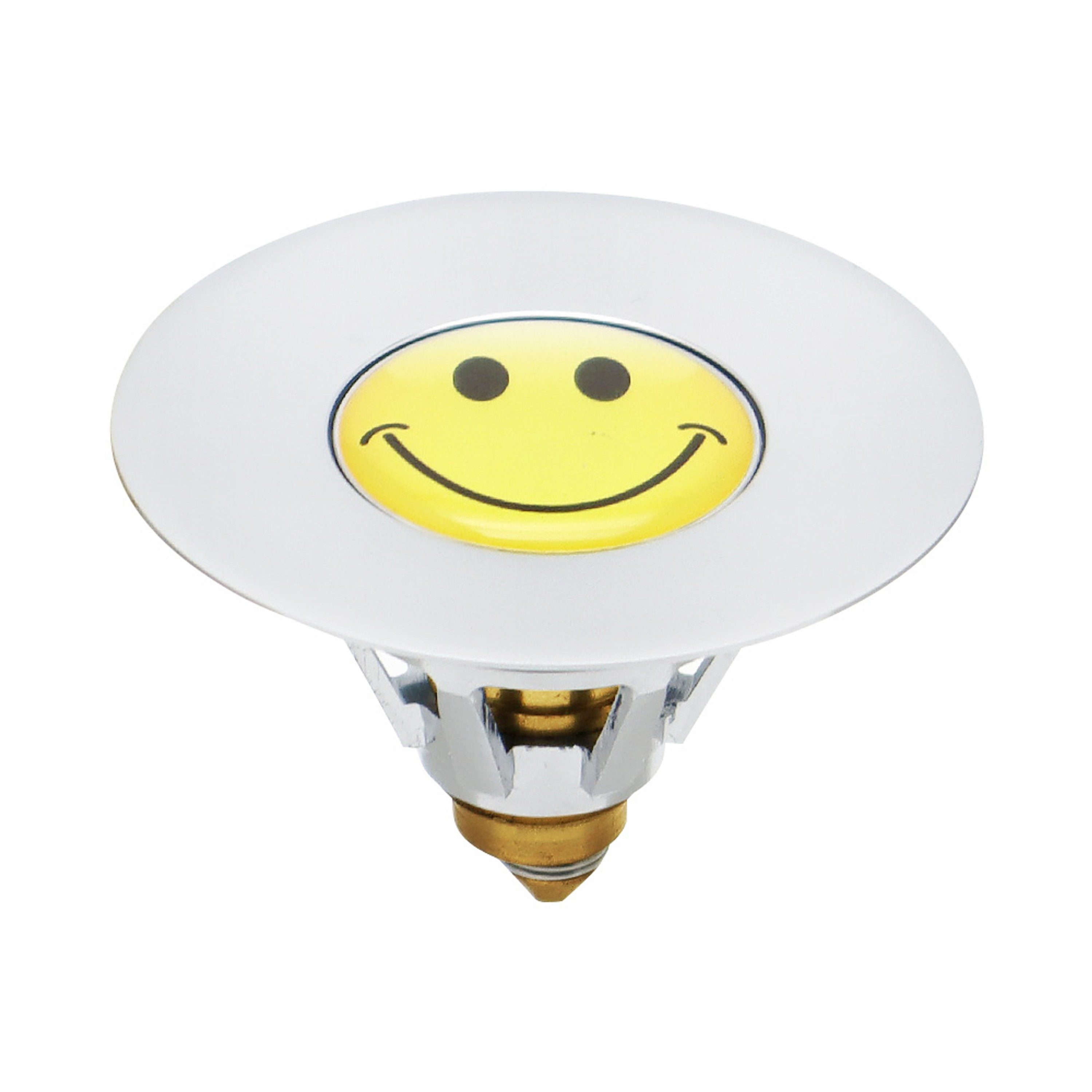 Dusbad Badaccessoire-Set Dusbad Pop Up Universal Waschbeckenstöpsel Smiley 34-38mm, Universell, hochwertig, einfache Installation