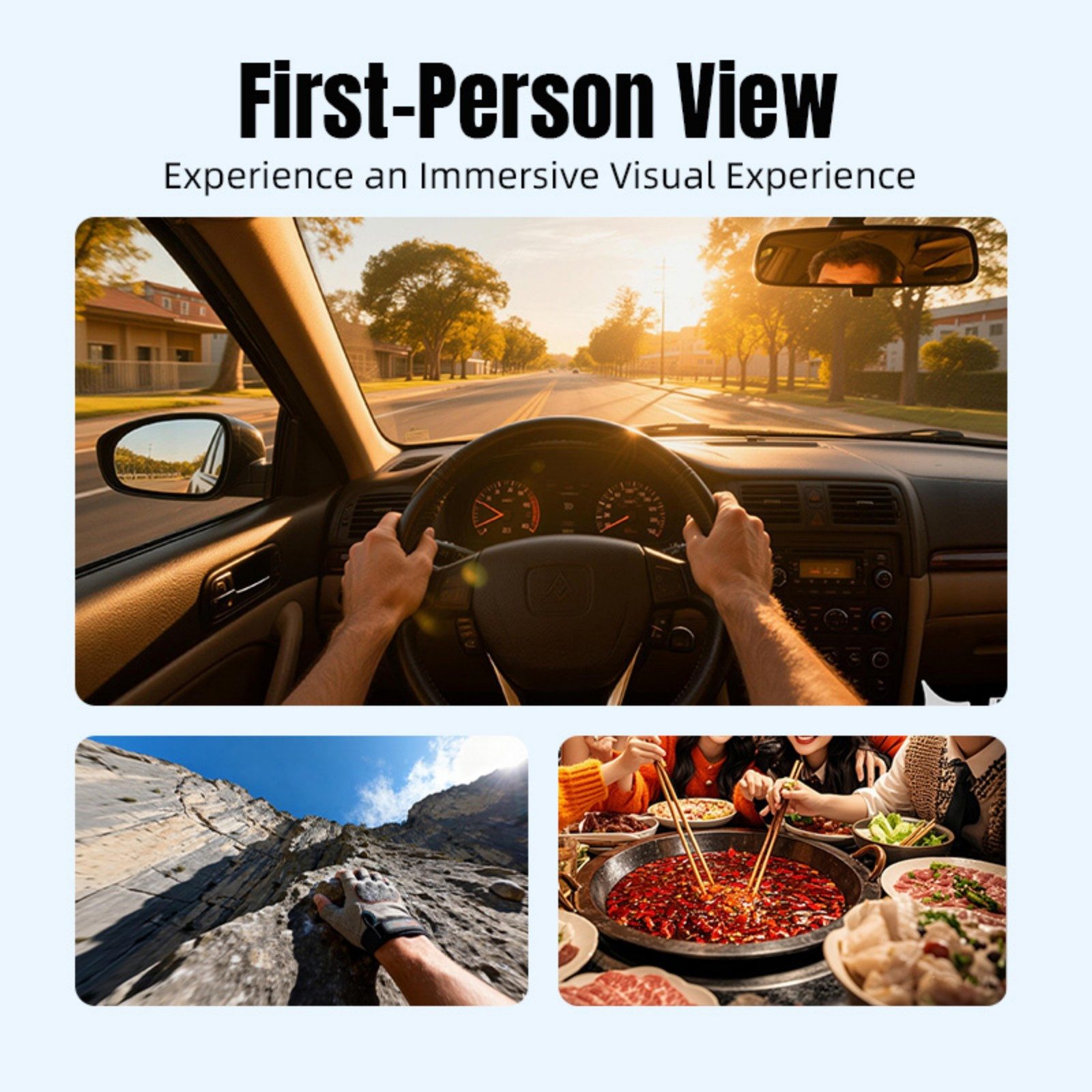 STARTRC Action Cam-Halterung Magnetische Kopfbandhalterung für DJI Insta360 Gropro Verstellbar