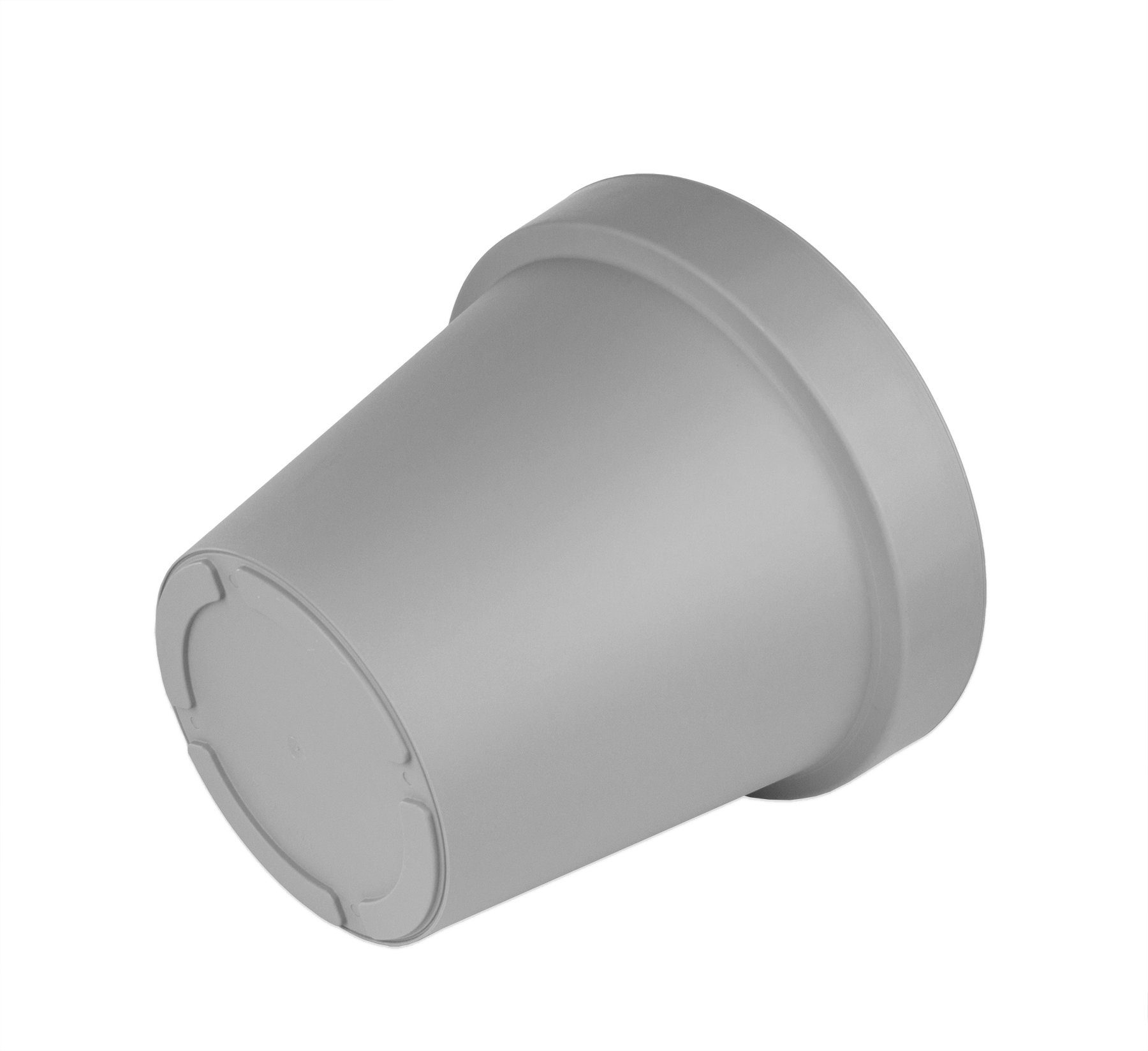 BigDean Blumentopf Ø 39 cm Grau Pflanztopf Containertopf übertopf Pflanzkübel rund (1 St)