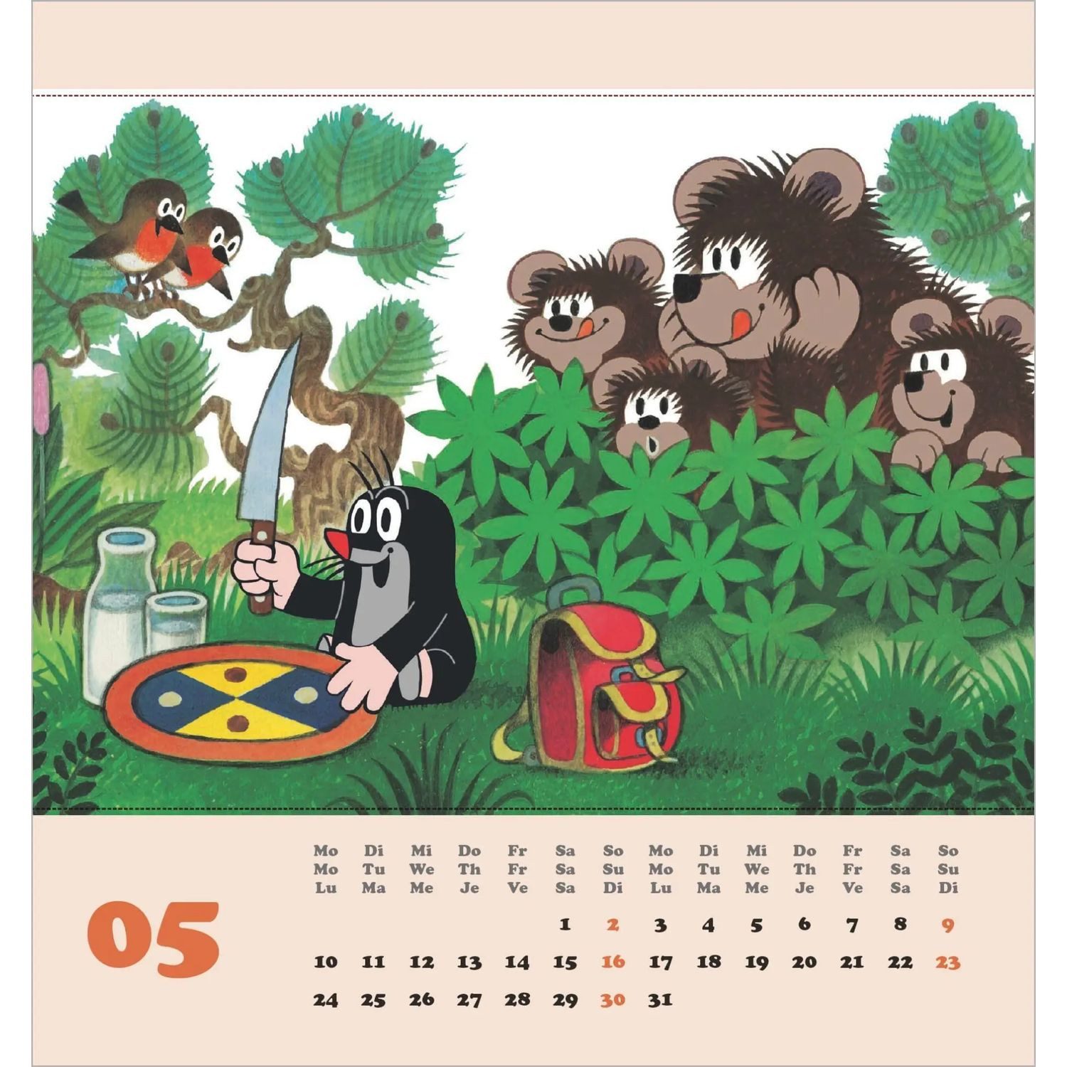 Wandkalender Der kleine Maulwurf 2027 – Bild 4 von 5