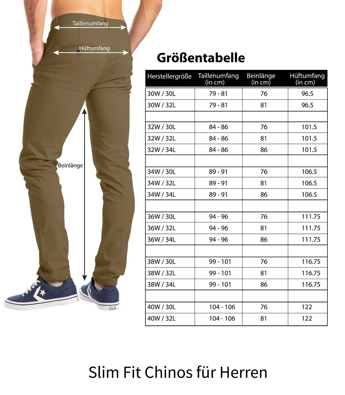 BlauerHafen Chinohose Herren Chino Hose Stretch günstig online kaufen