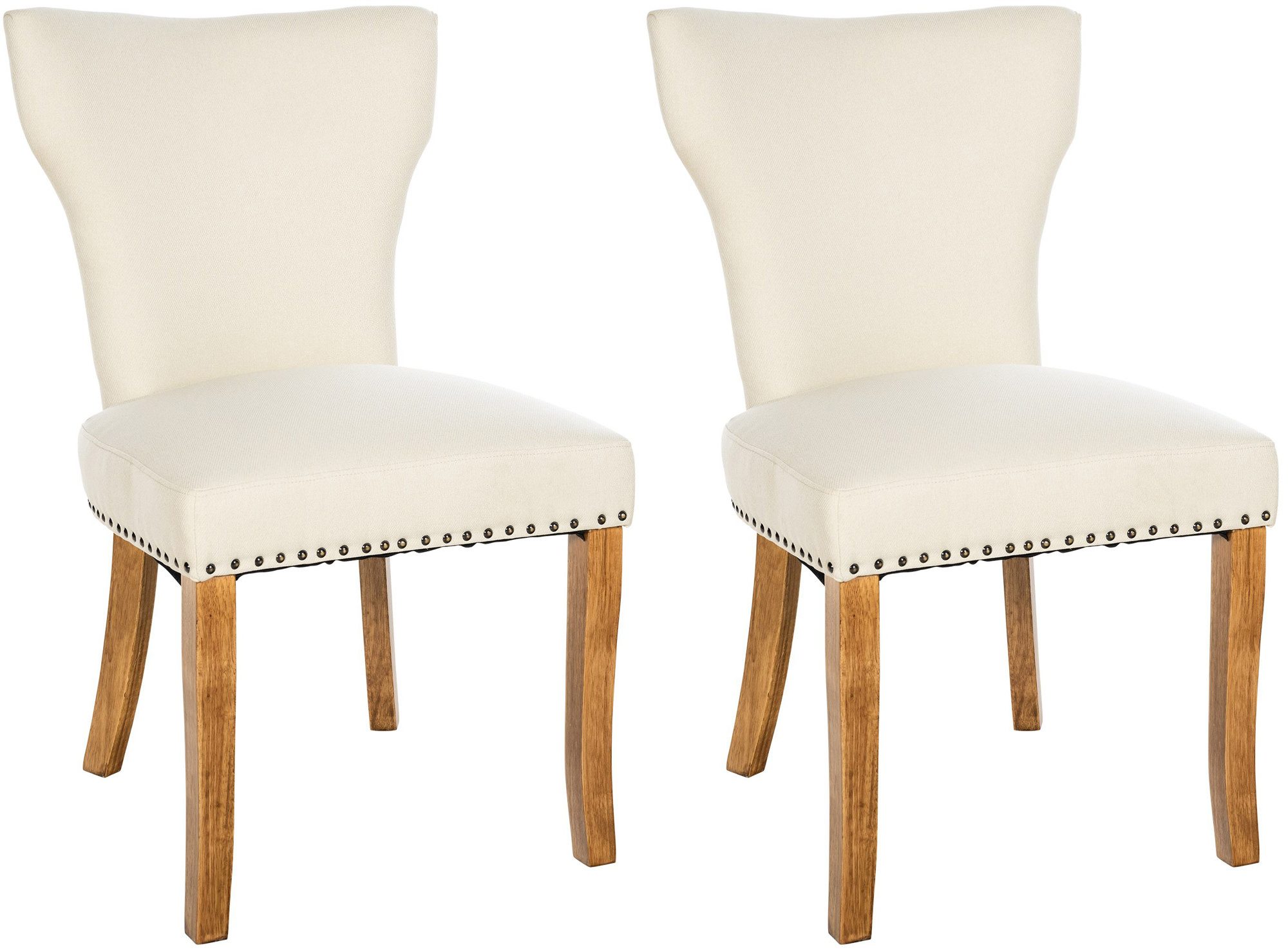 CLP Esszimmerstuhl Zadar (2er Set), Stoffbezug günstig online kaufen
