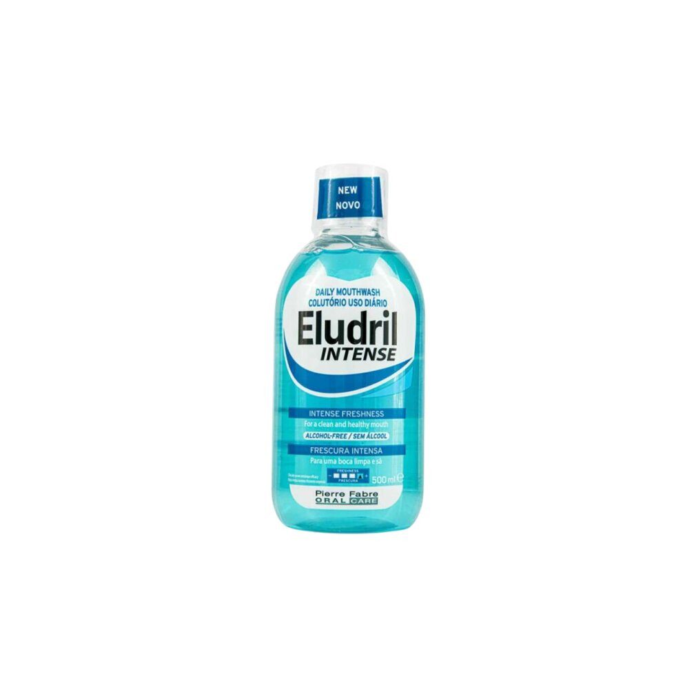 Pierre Fabre Mundspülung Eludril, Mundwasser, Intensive Frische, 500 ml, (Packung)