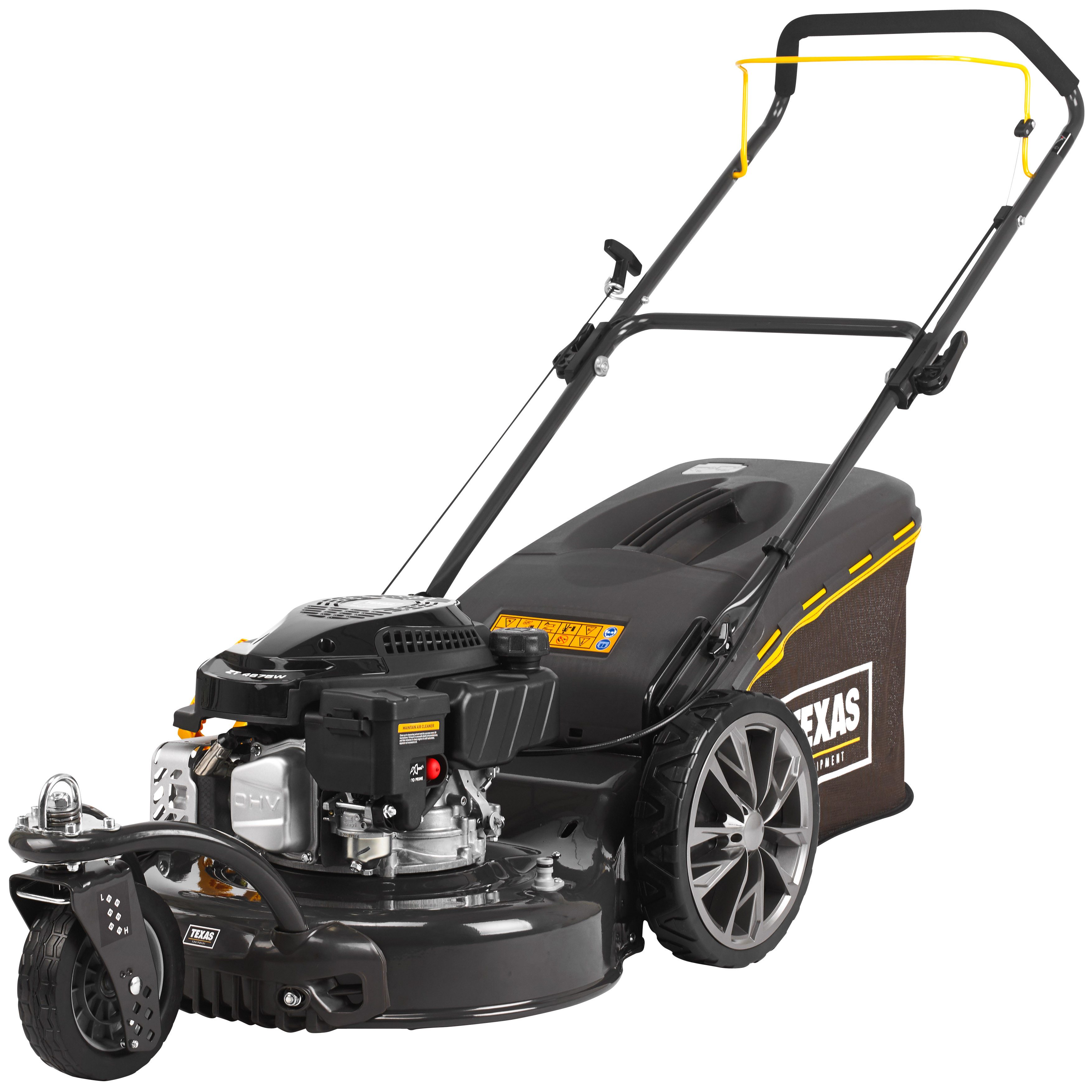 Texas Benzinrasenmäher ZT4675W, 46 cm Schnittbreite, 2,5kW/3,4PS, für Flächen bis 400 m²