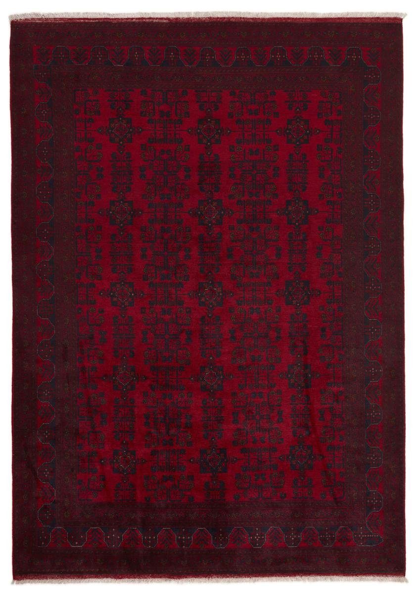 Höhe: Orientteppich, Orientteppich Mauri Handgeknüpfter Afghan 209x293 6 Nain rechteckig, Trading, mm