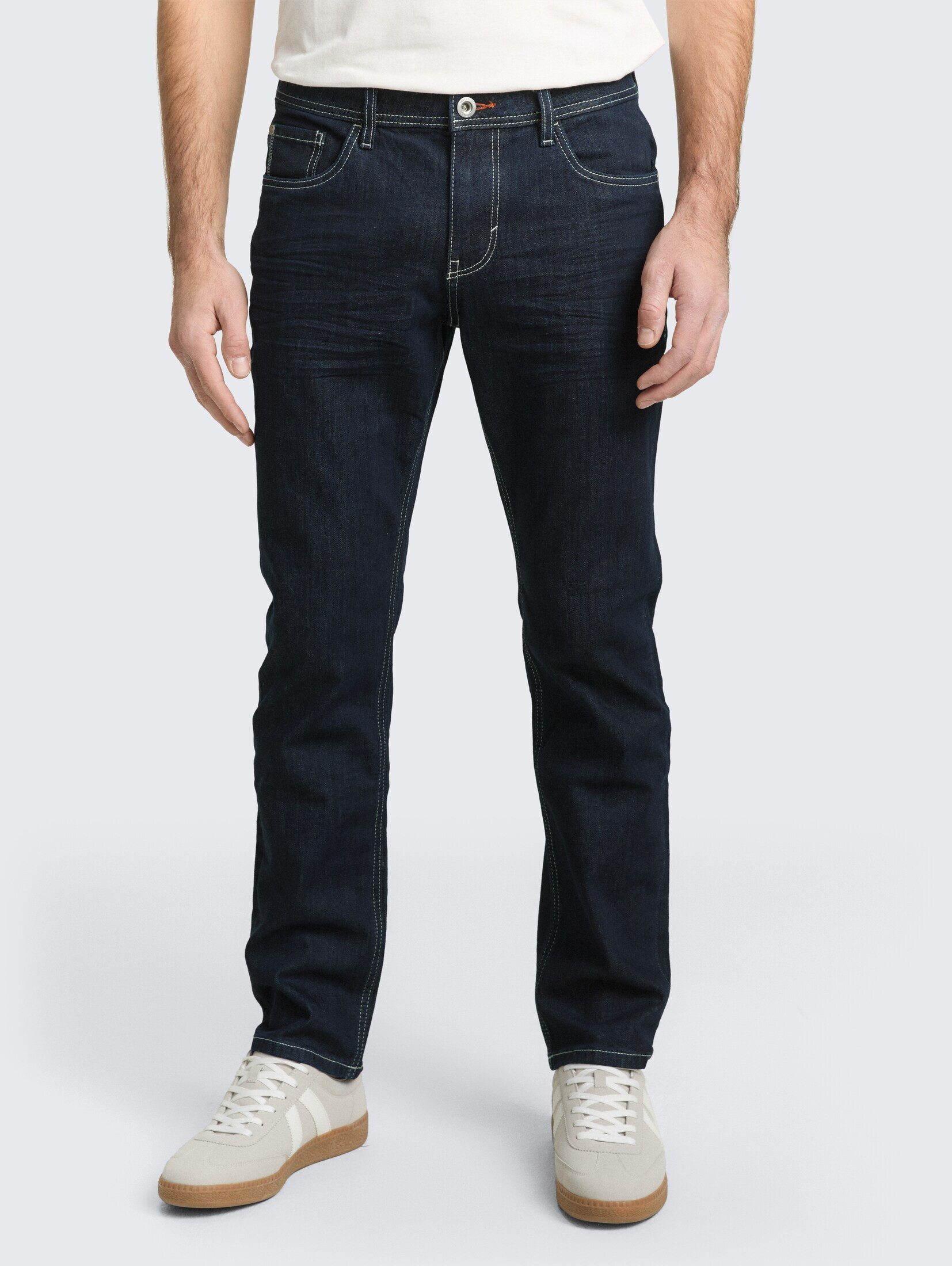 TOM TAILOR Straight-Jeans Jeanshosen TTMARVIN STRAIGHT Jeans