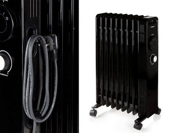 Domo Ölradiator, 2000 W, Elektro Heizkörper 9 Rippen mobile Elektroheizung leise Heizradiator