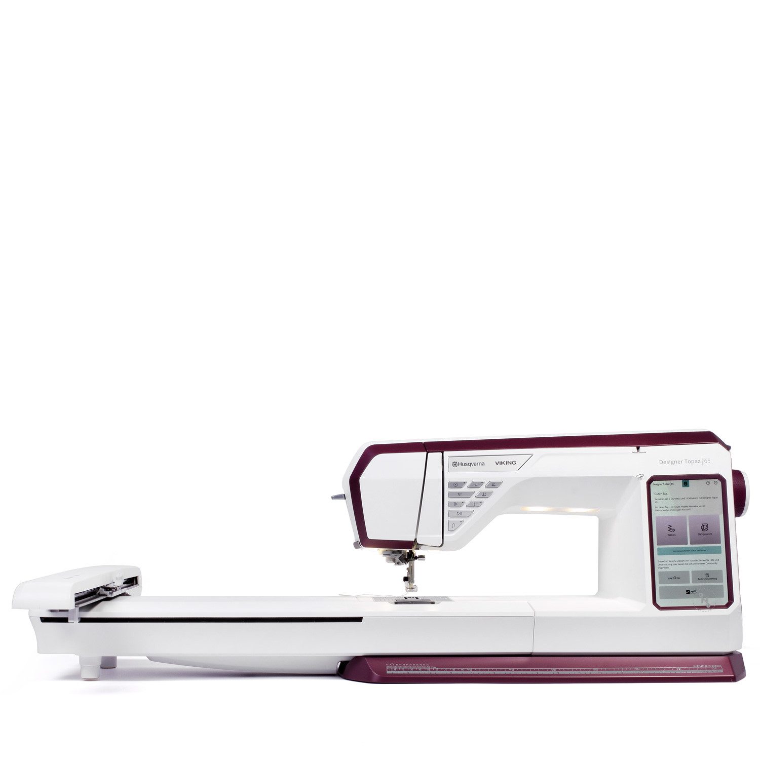 Näh- und Stickmaschine Designer Topaz 65 mit Stickmodul