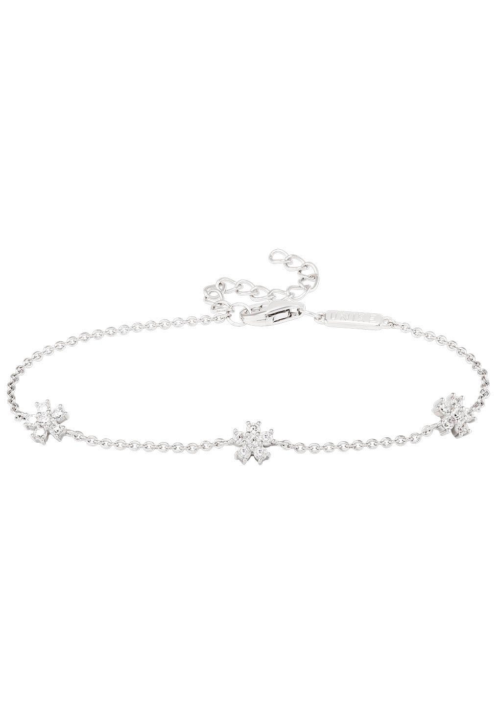 Armkette JEWELLERY MIX&MATCH (synth) UK.PU.1205.0012, Zirkonia mit UNIKE BLUME, FLOWER