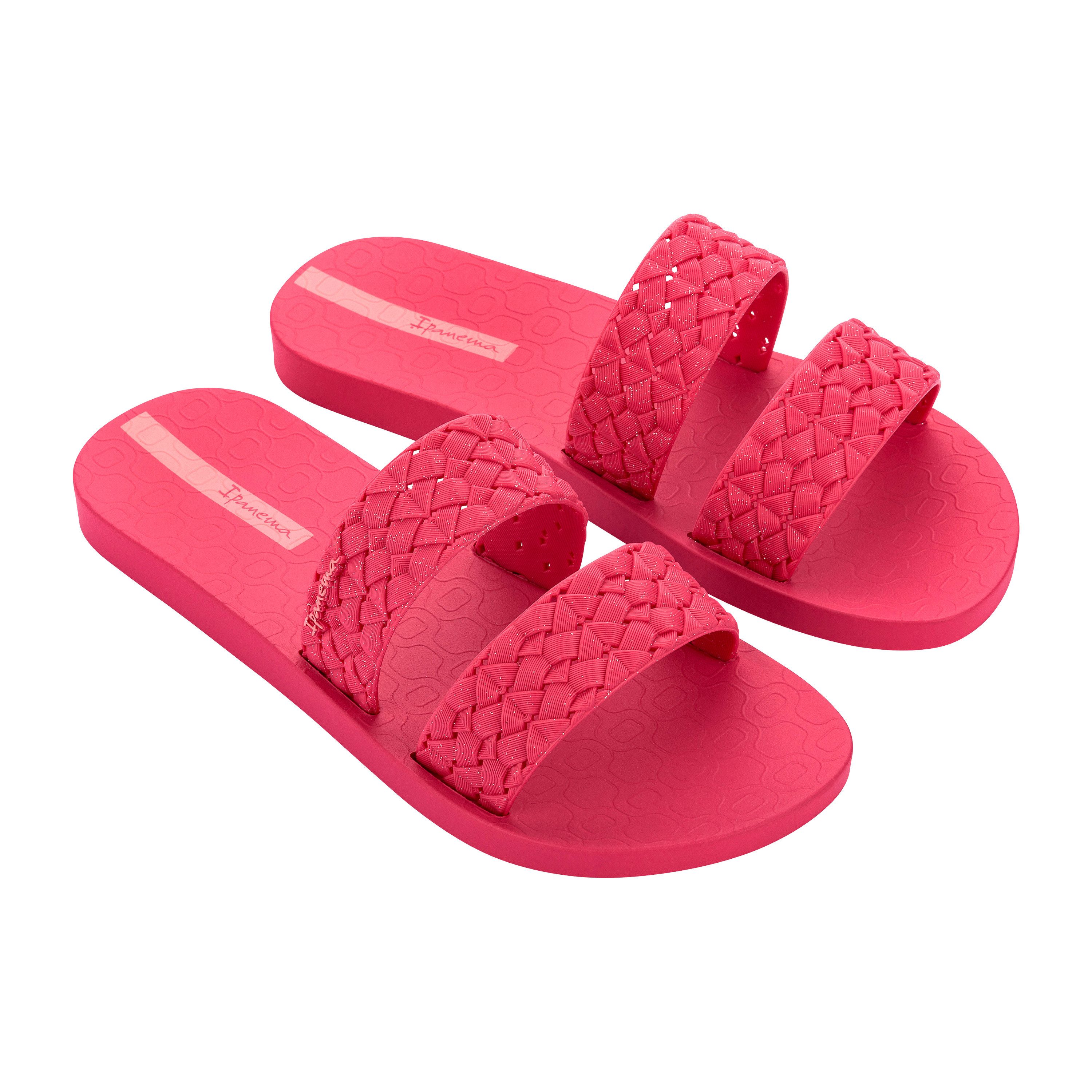 Ipanema IPANEMA RENDA II FEM - Slides Pantolette Bade-Schlappen - Doppelriemen - Flecht-Optik