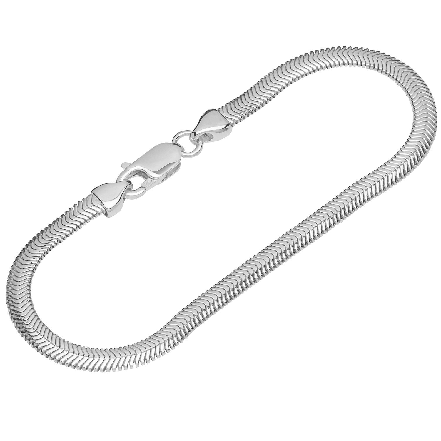 Silberarmband Armband 925 Sterling Silber 19cm Schlangenkette Da