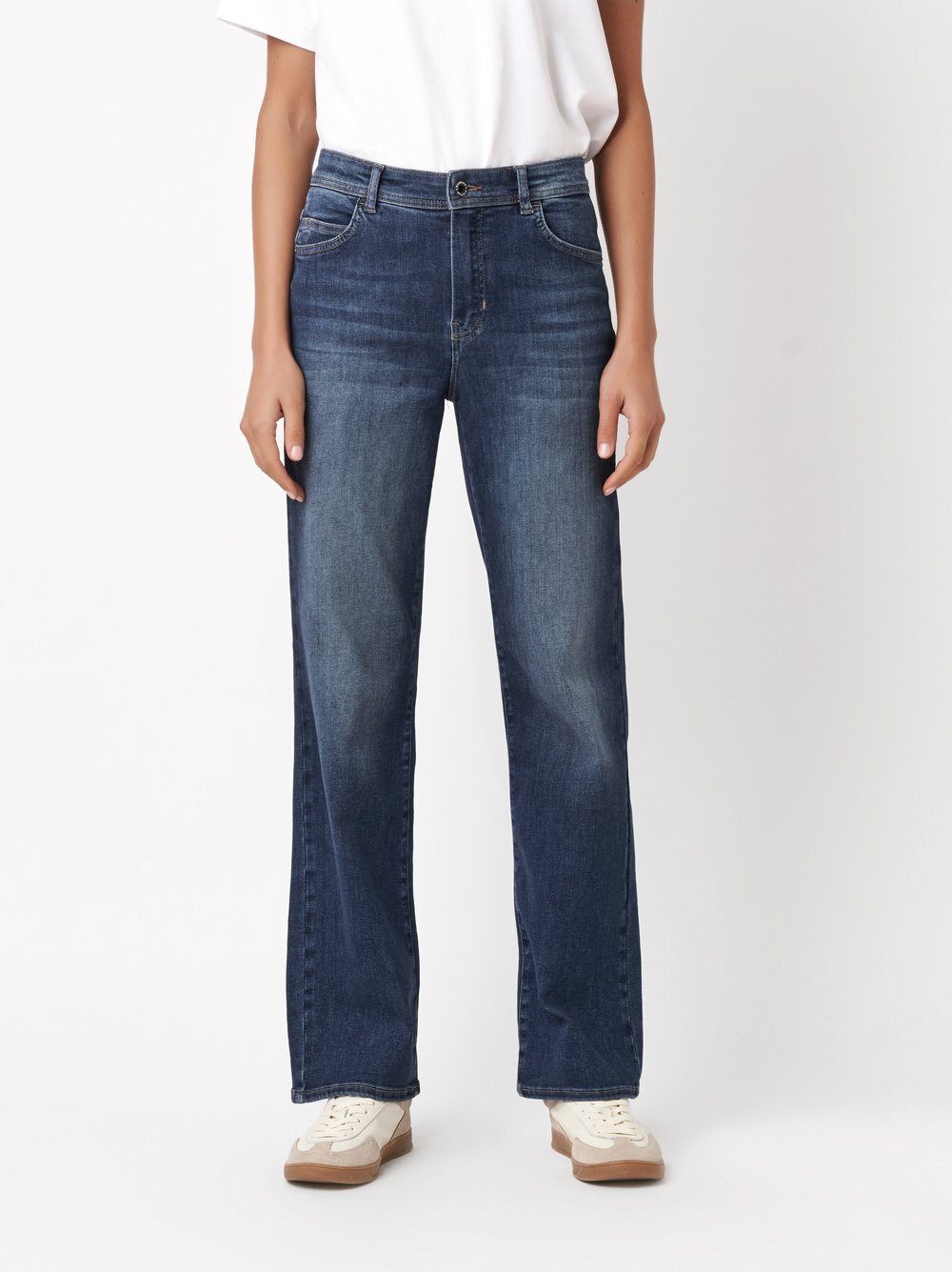 ROSNER Straight-Jeans Audrey Straight (1-tlg) mit hohem Bund