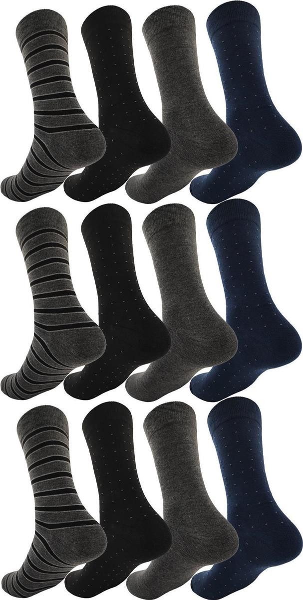 EloModa Basicsocken 12 Paar Herren Socken günstig online kaufen